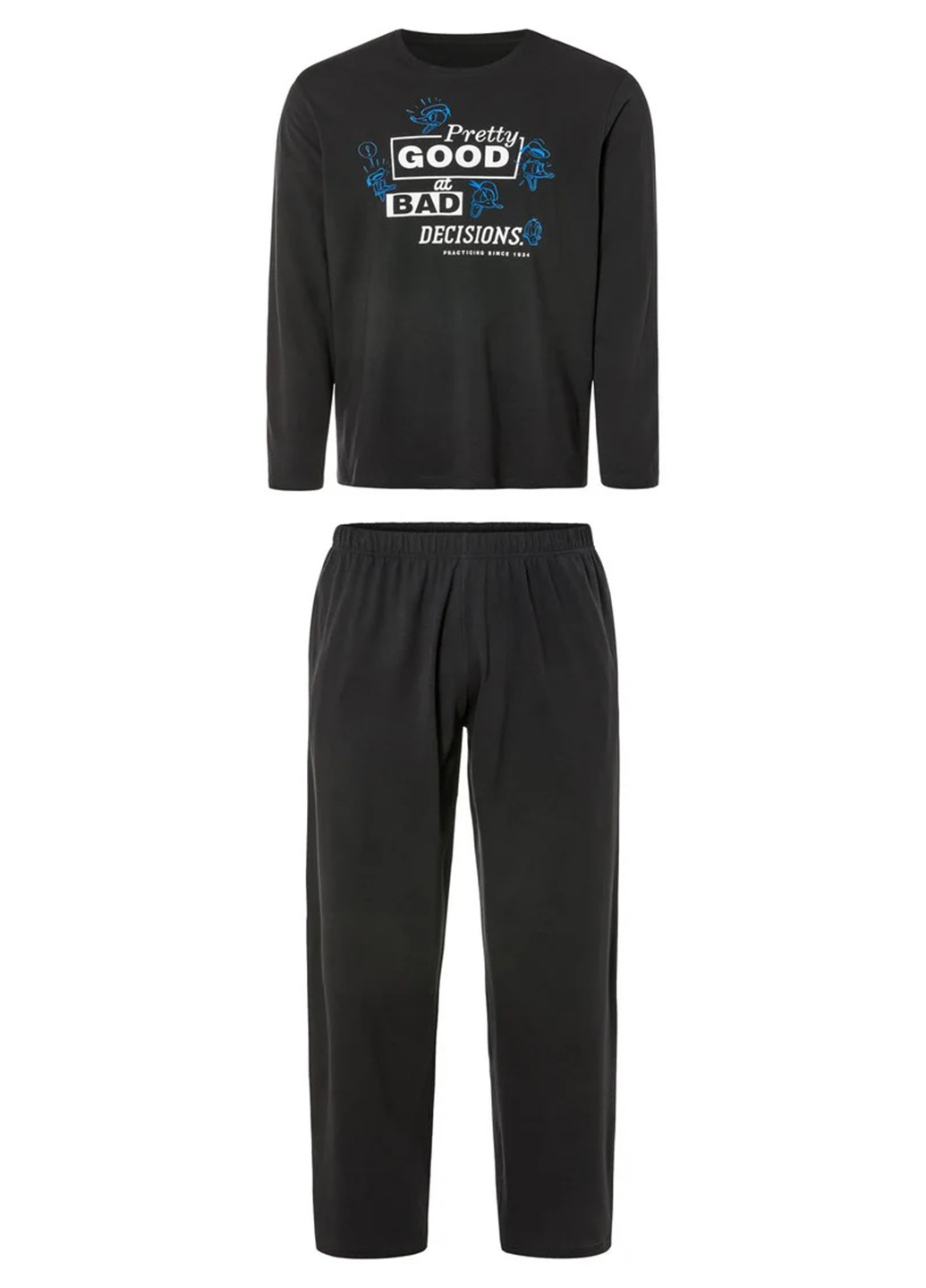 Пижама (лонгслив, брюки) Livergy (365761776)