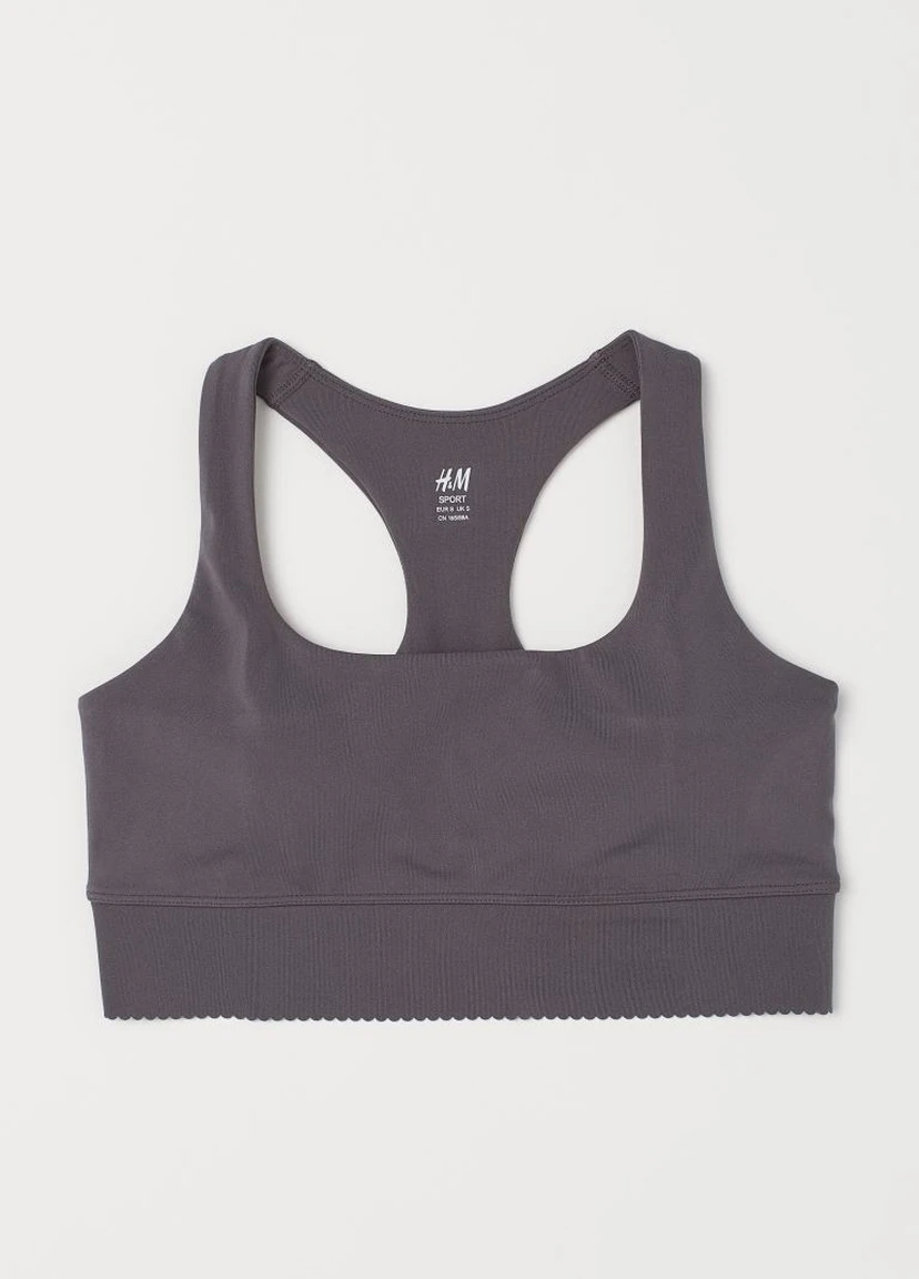 Тёмно-синий спортивный бюстгальтер shaping H&M