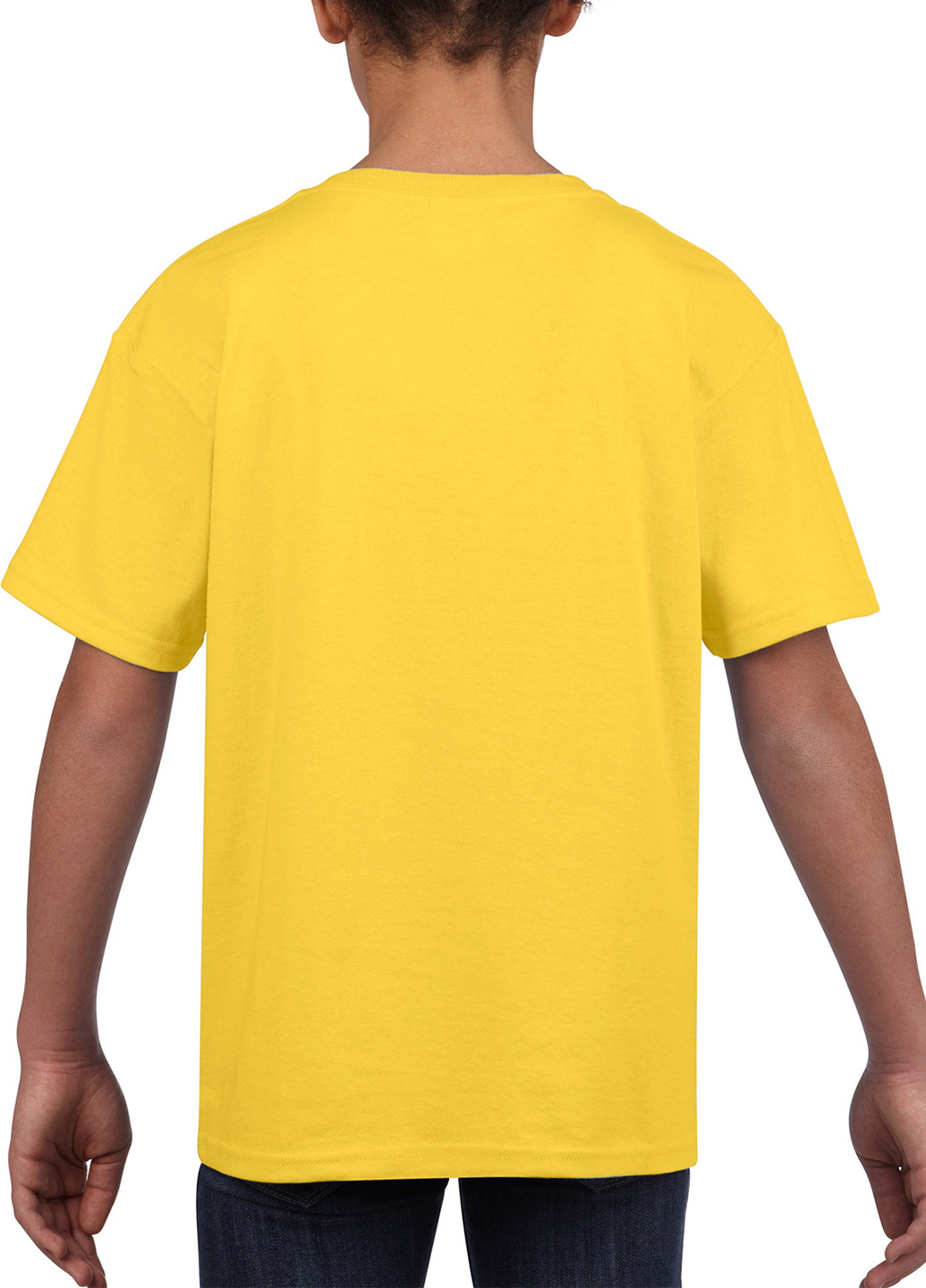 Жовта літня футболка з коротким рукавом Gildan