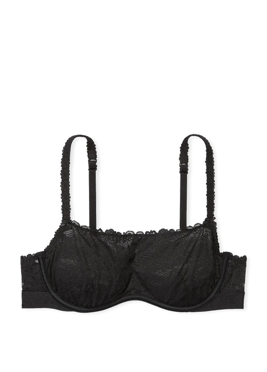 Черный демисезонный комплект ( бюстгальтер, трусики) Victoria's Secret