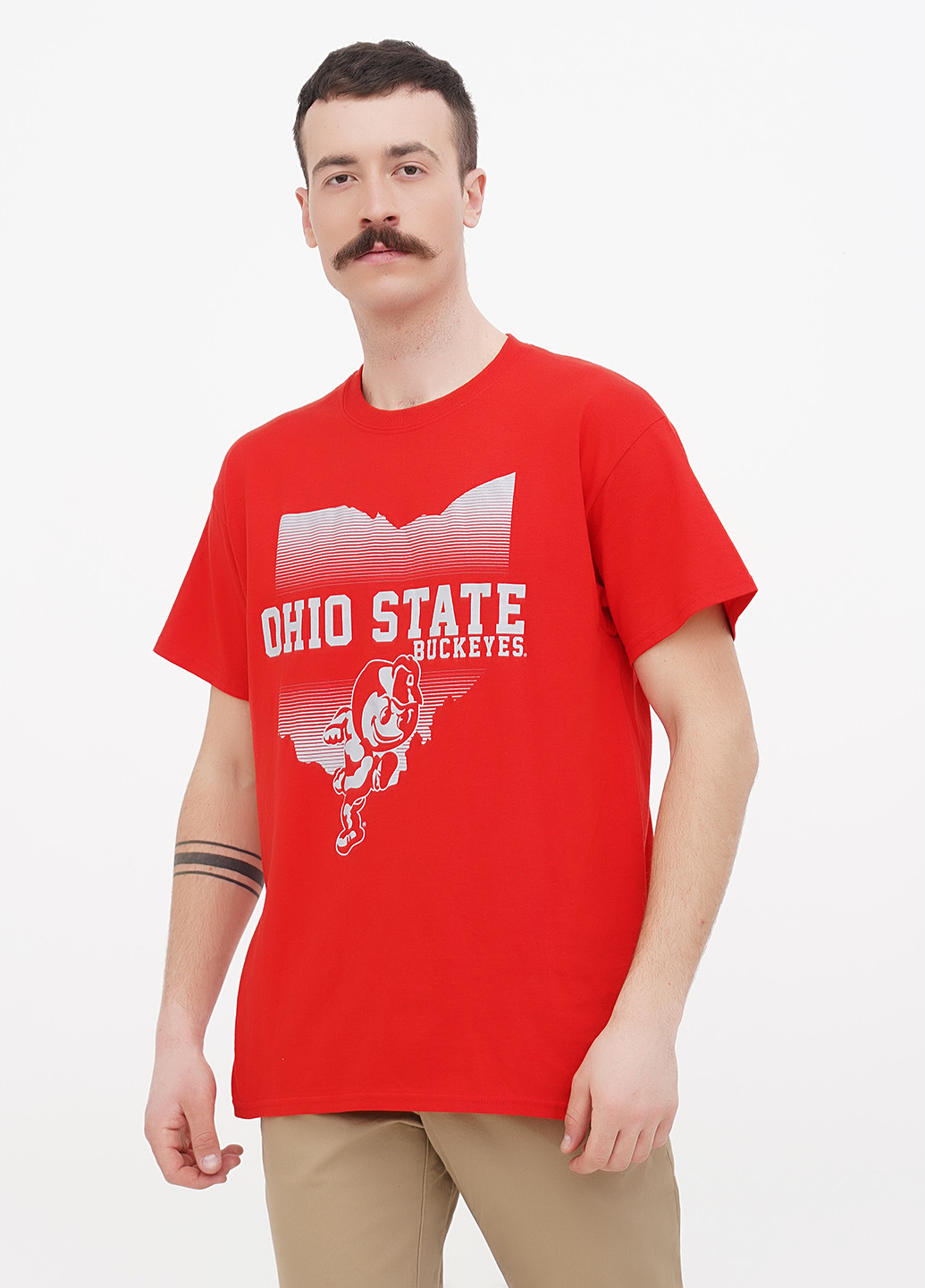 Красная футболка OHIO