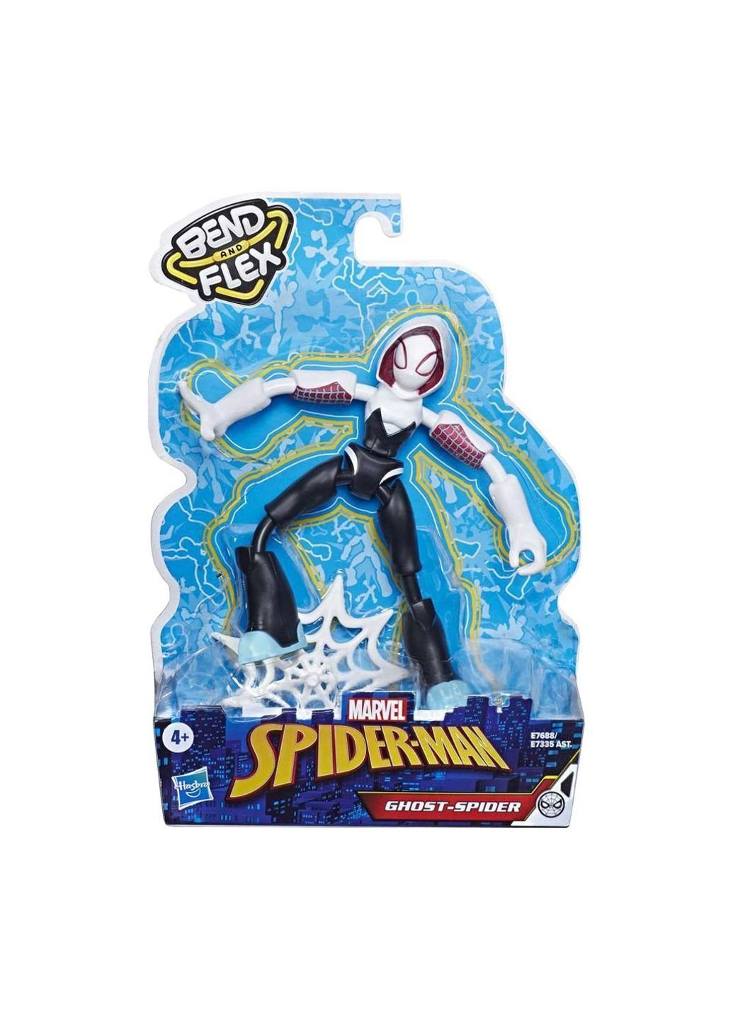 Фигурка Spider-Man Bend and flex Гвен Призрак-паук 15 см (E7335_E7688) Hasbro (252231810)