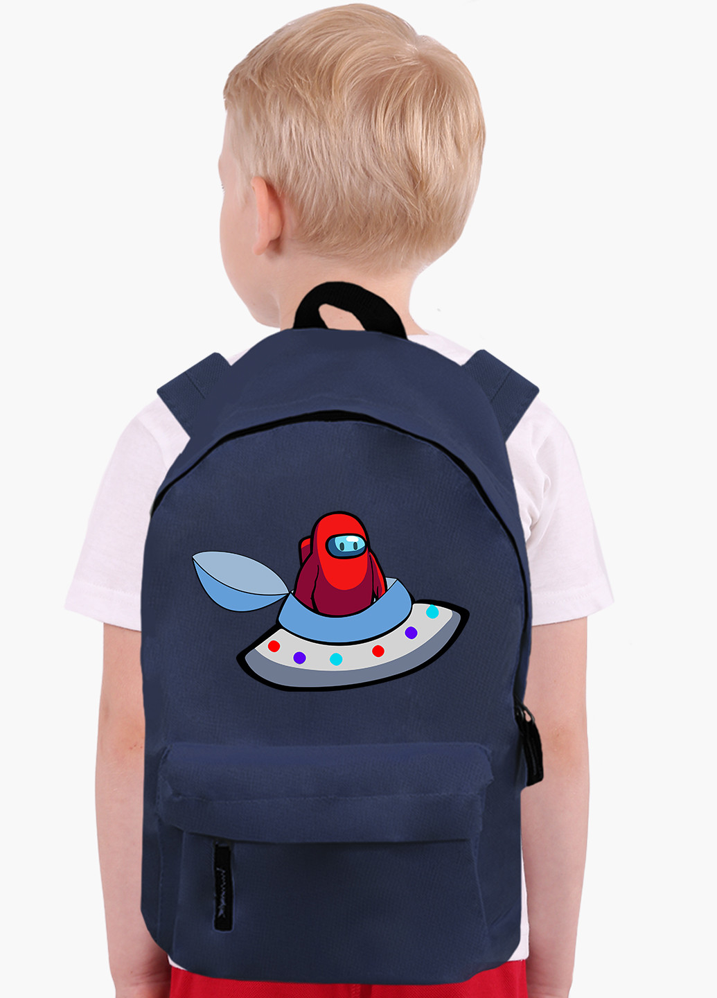 Детский рюкзак Амонг Ас Красный (Among Us Red) (9263-2583) MobiPrint (217107875)