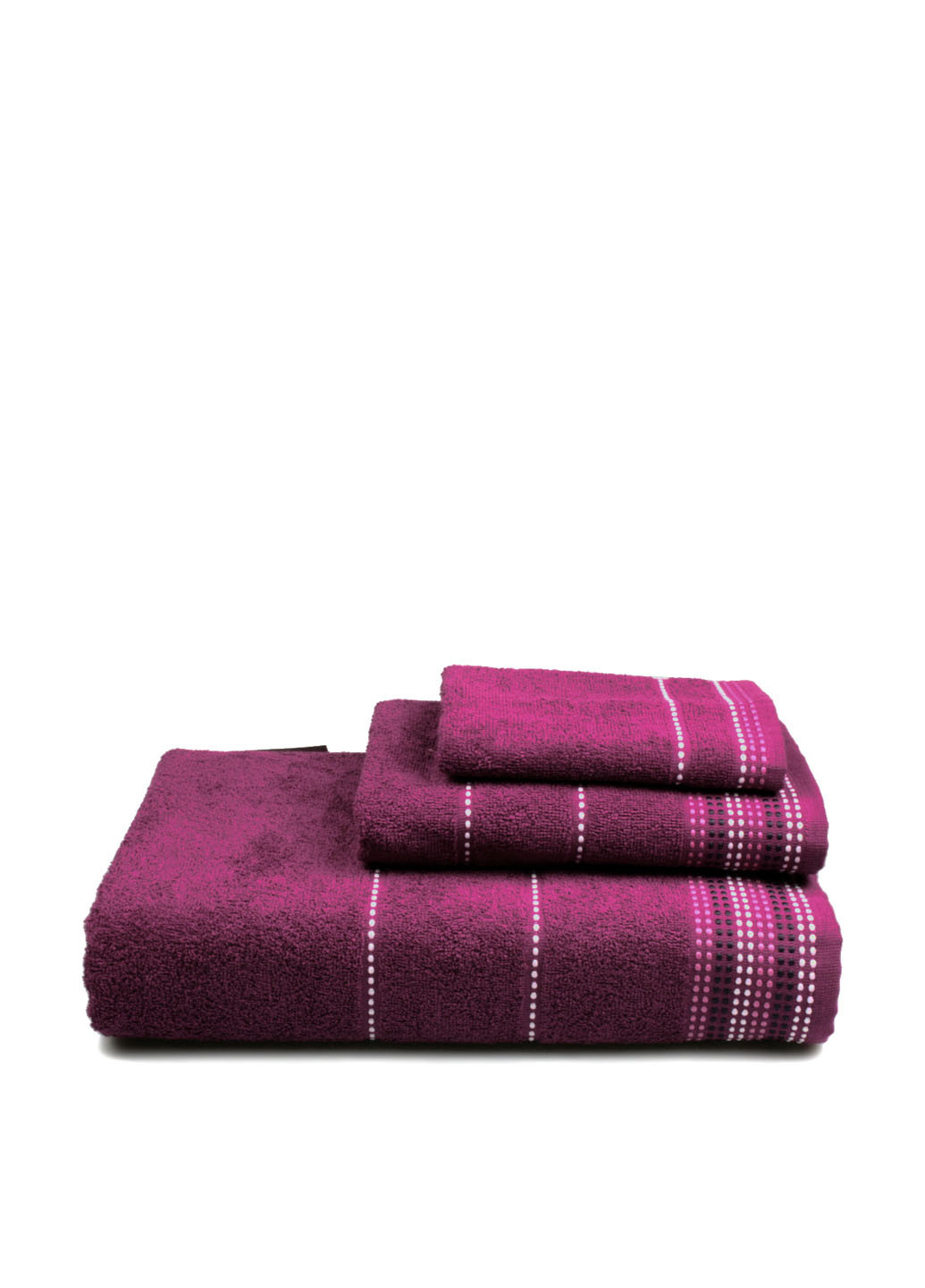 Home Line полотенце, 70х140 см геометрический фуксия производство - Турция