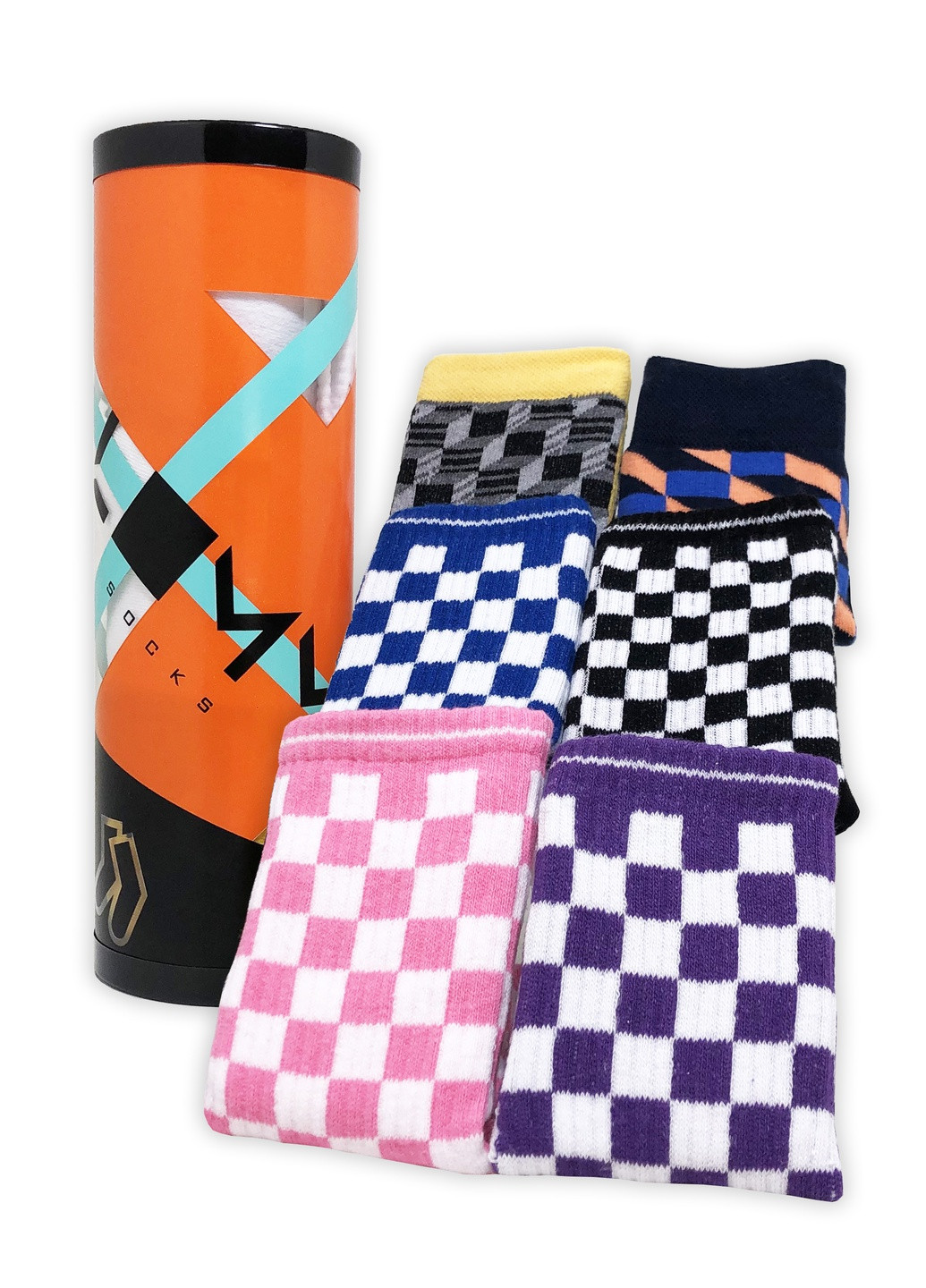 Подарунковий тубус зі шкарпетками Cube tube LOMM (210204544)