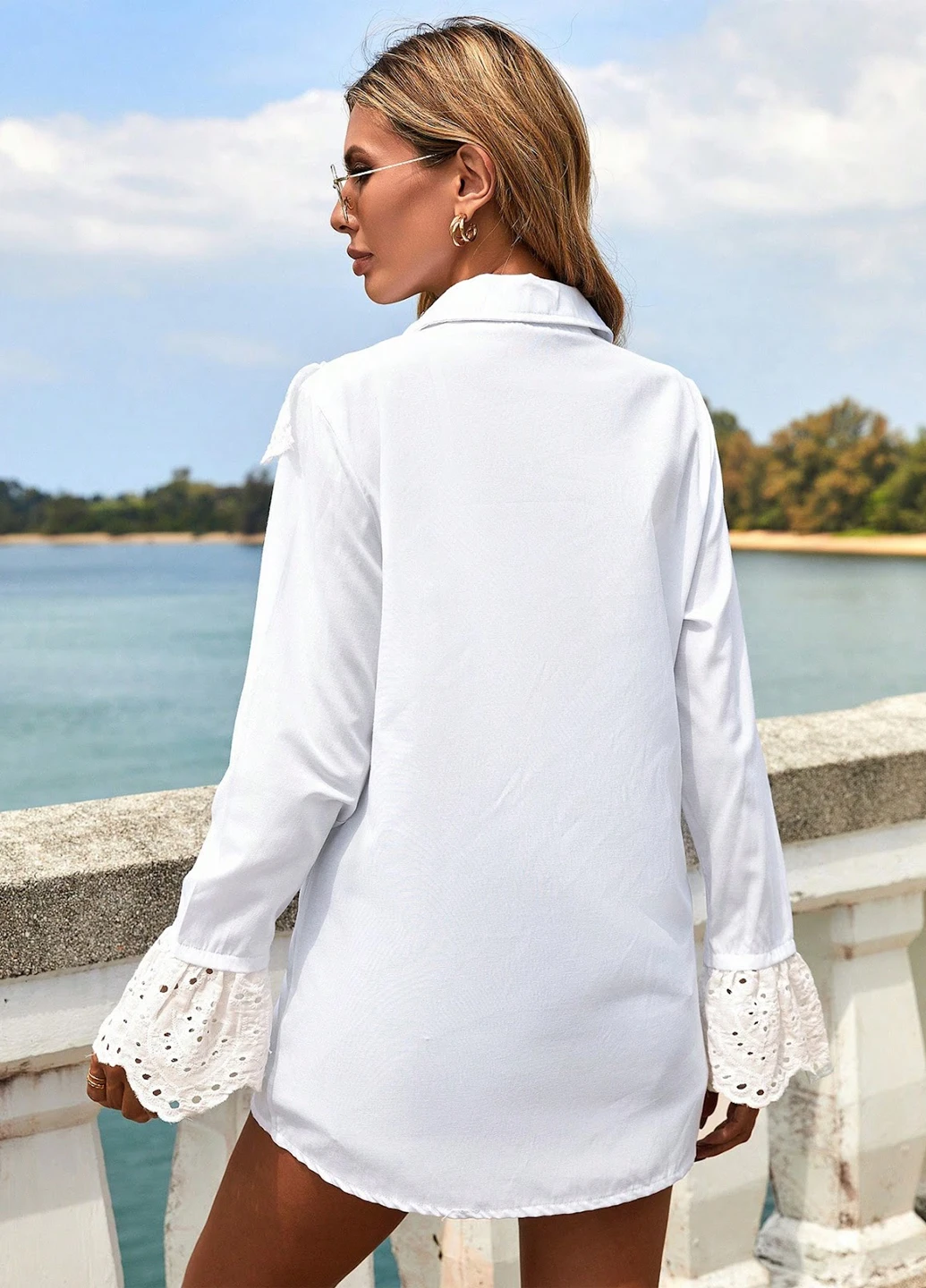 Біла блуза SHEIN