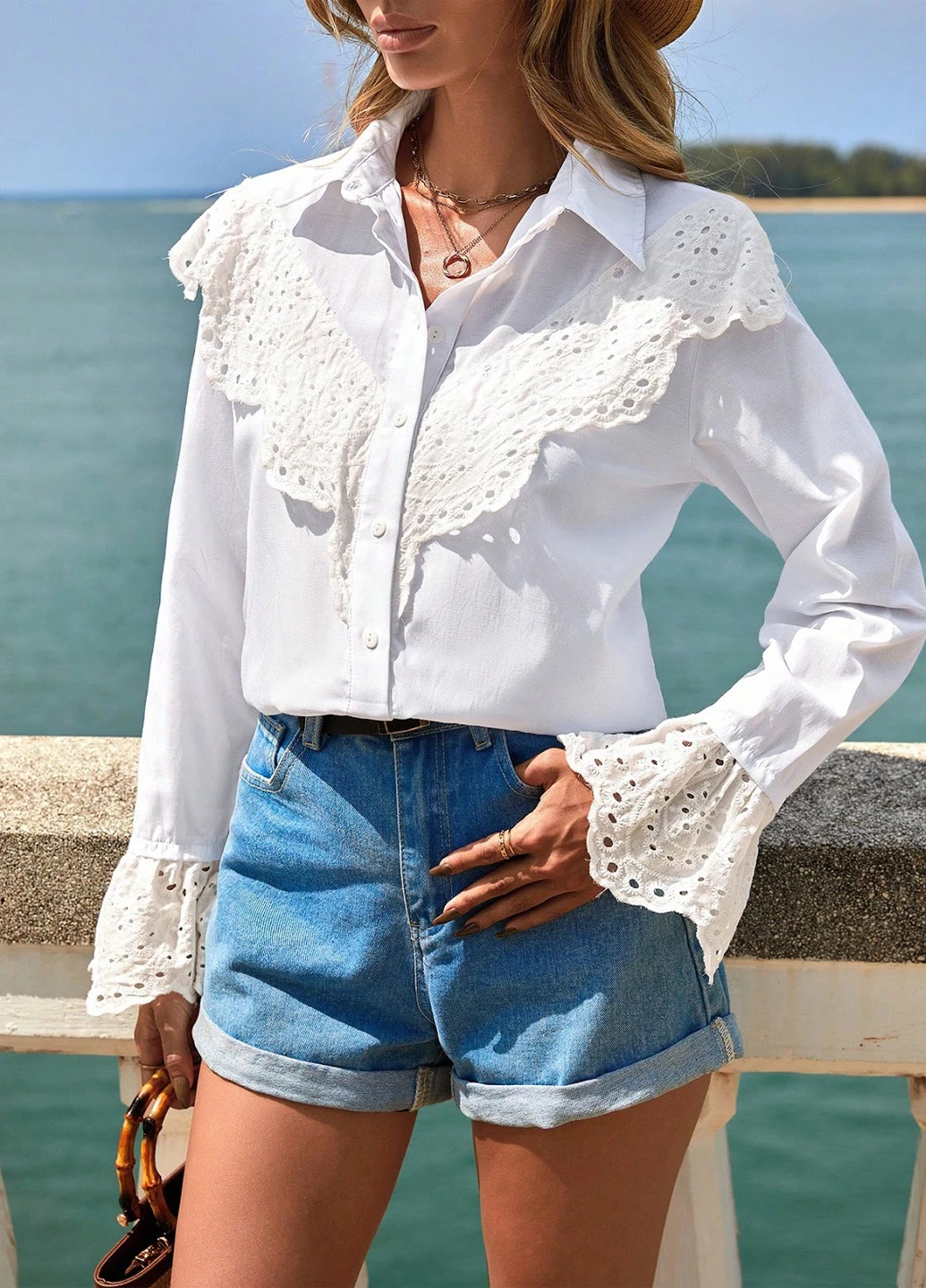Біла блуза SHEIN