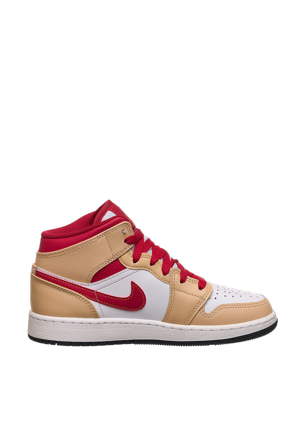 Цветные демисезонные кроссовки 554725-201_2024 Jordan 1 Mid (GS)