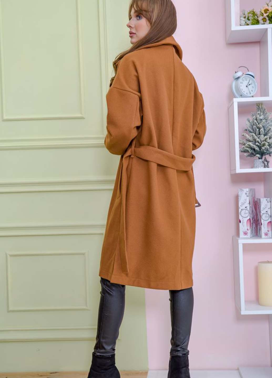 Светло-коричневое демисезонное Пальто пальто-рубашка Ager