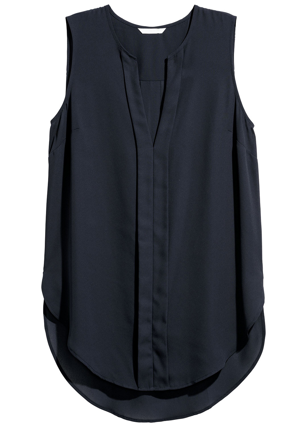 Темно-синя літня блуза H&M