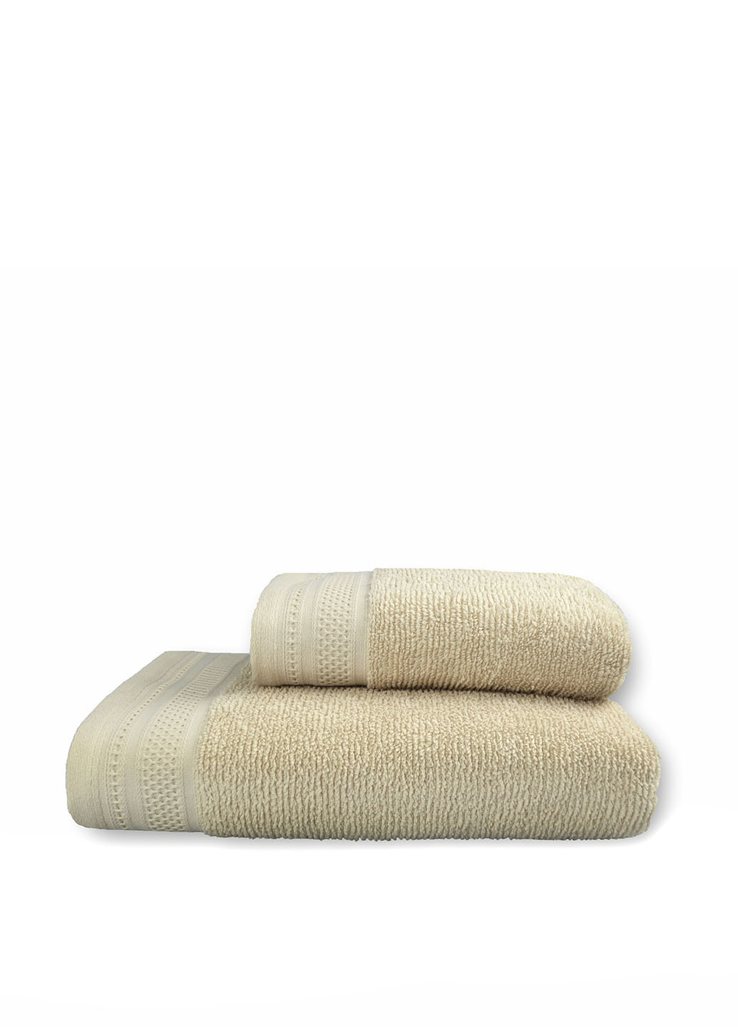 No Brand полотенце, 68х127 см однотонный бежевый производство - Турция