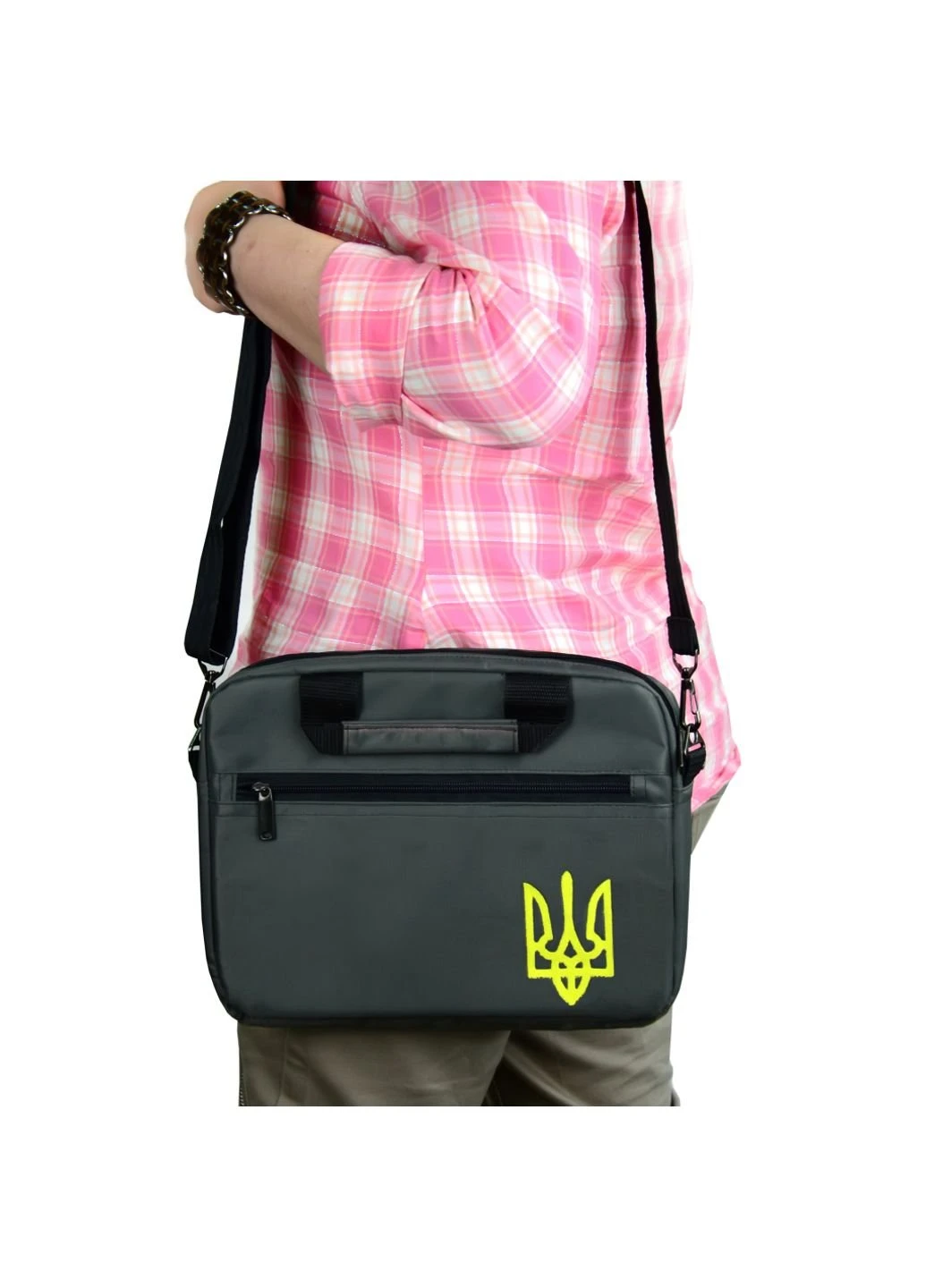 Сумка для ноутбука 12'' PN12 TRIZUB DarkGreen (PN12GP_TRIZ) PORTO (251883910)