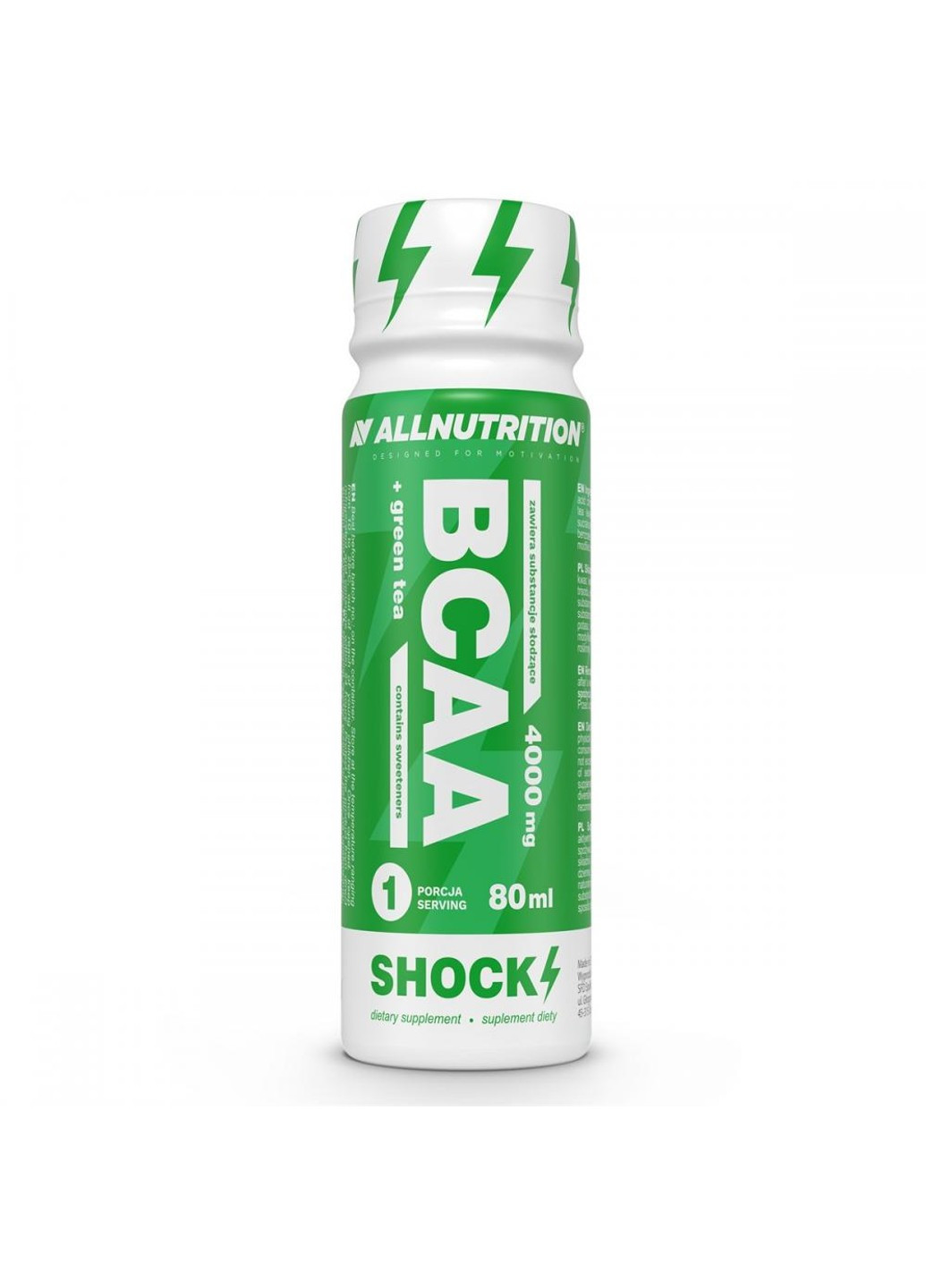 БЦАА BCAA Shock 80 мл Зелений чай Allnutrition (255362851)
