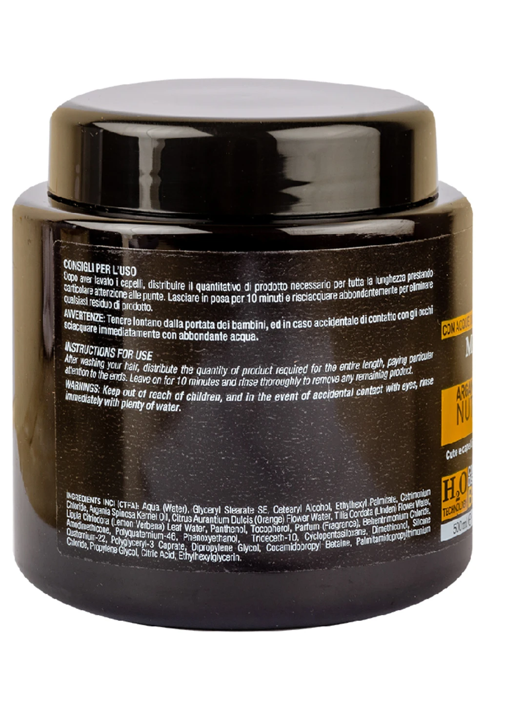 Питательная маска для волос ARGAN MOISTURIZING & NOURISHING 500 мл Nani Professional Milano (250206885)