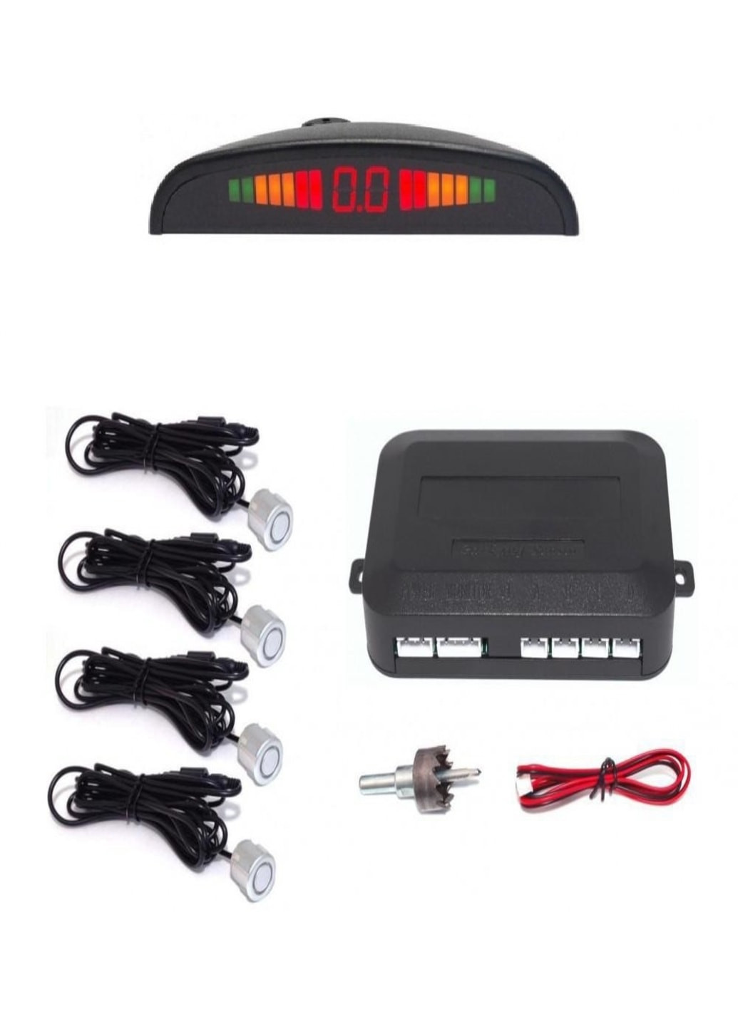 Паркувальна система LED парктроник з дисплеєм Сірий (785423) Francesco Marconi (215118321)