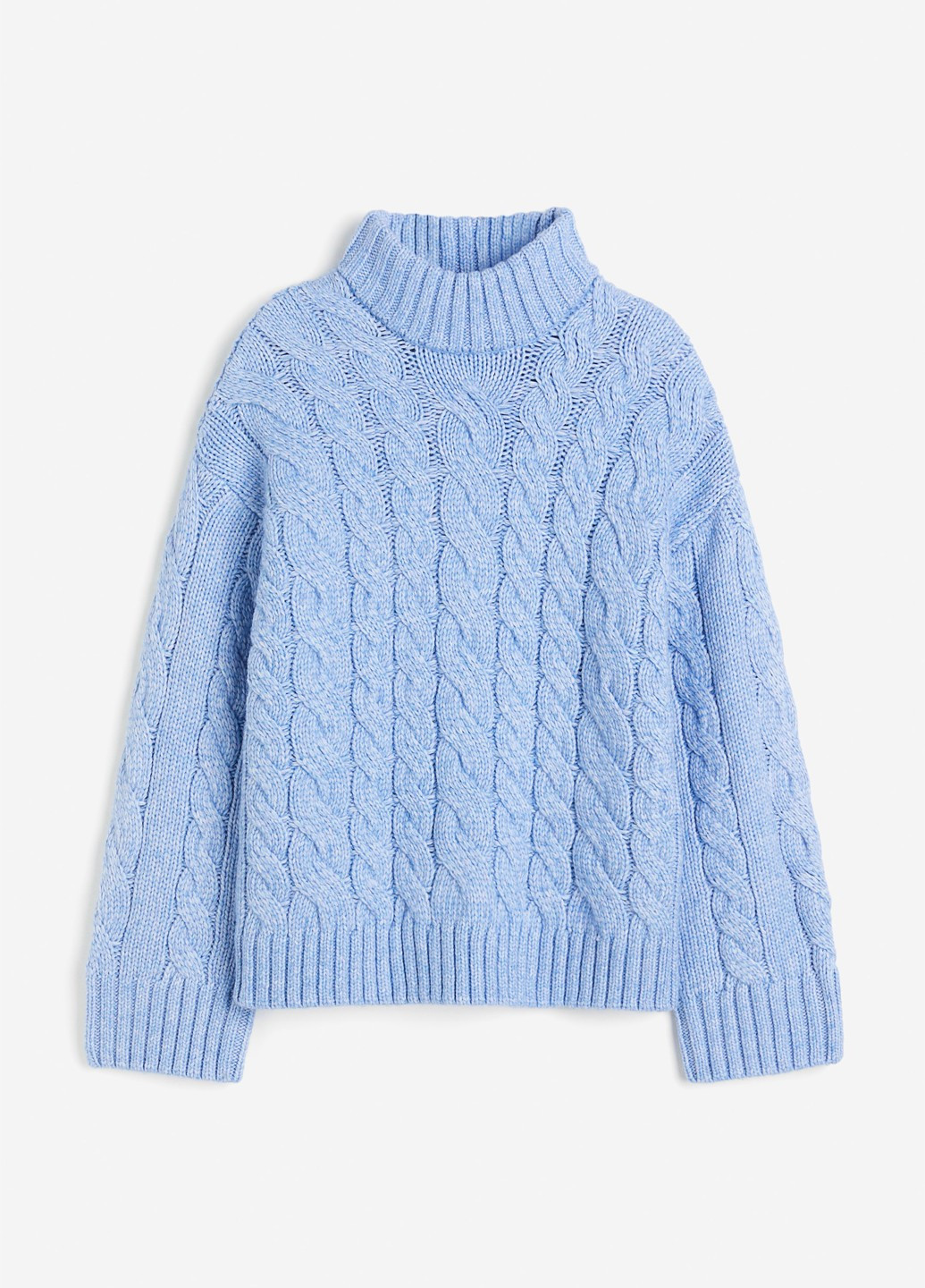 Світло-синій зимовий светр H&M