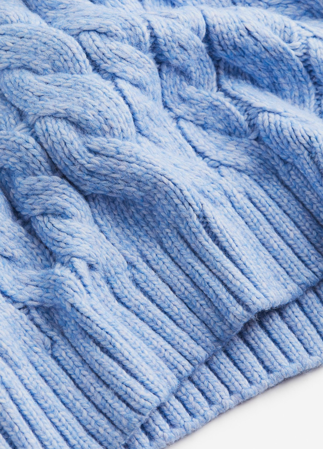 Світло-синій зимовий светр H&M