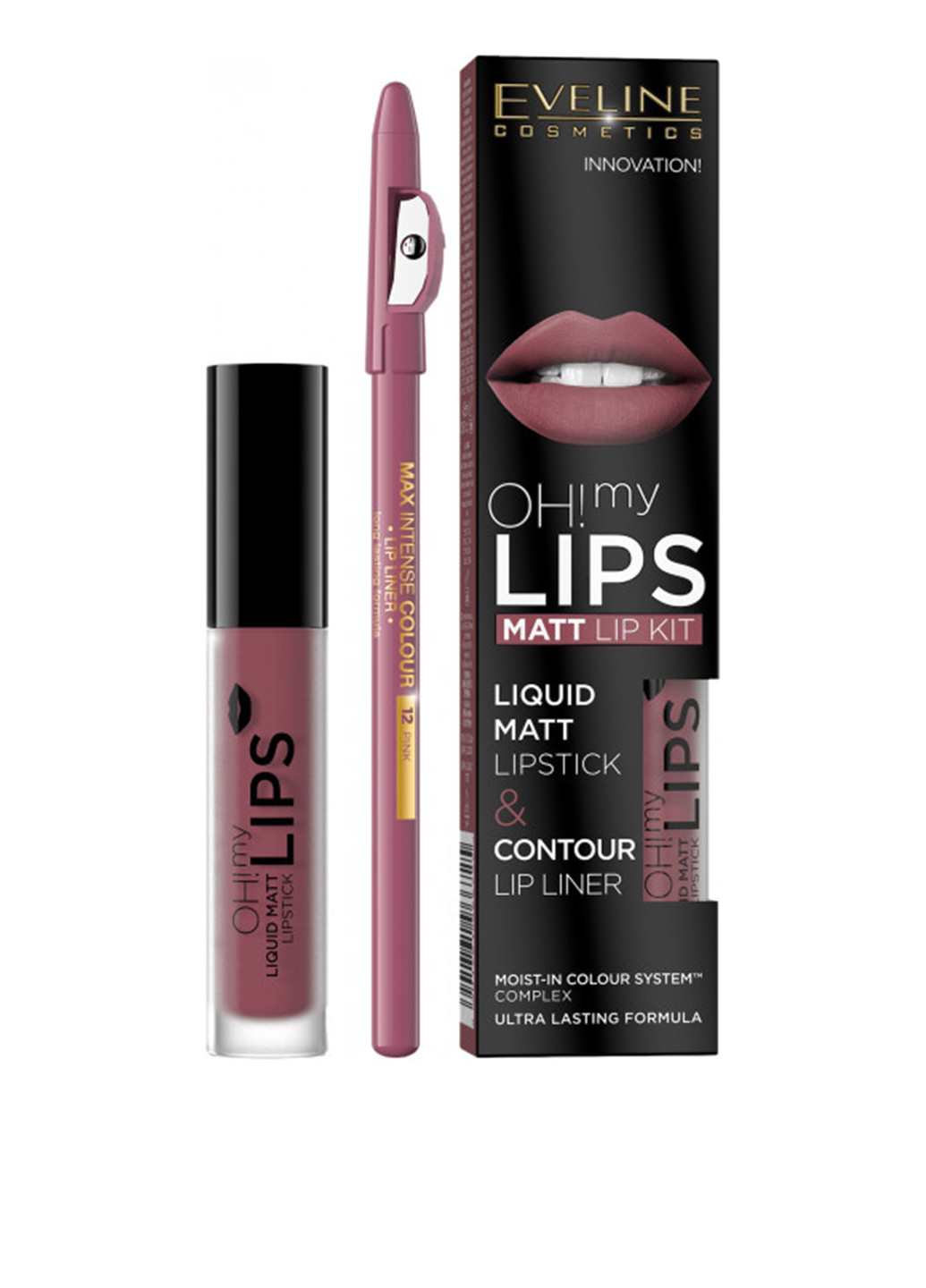 Помада, карандаш №06 Серии Oh My Lips, 4,5 мл Eveline (227593440)