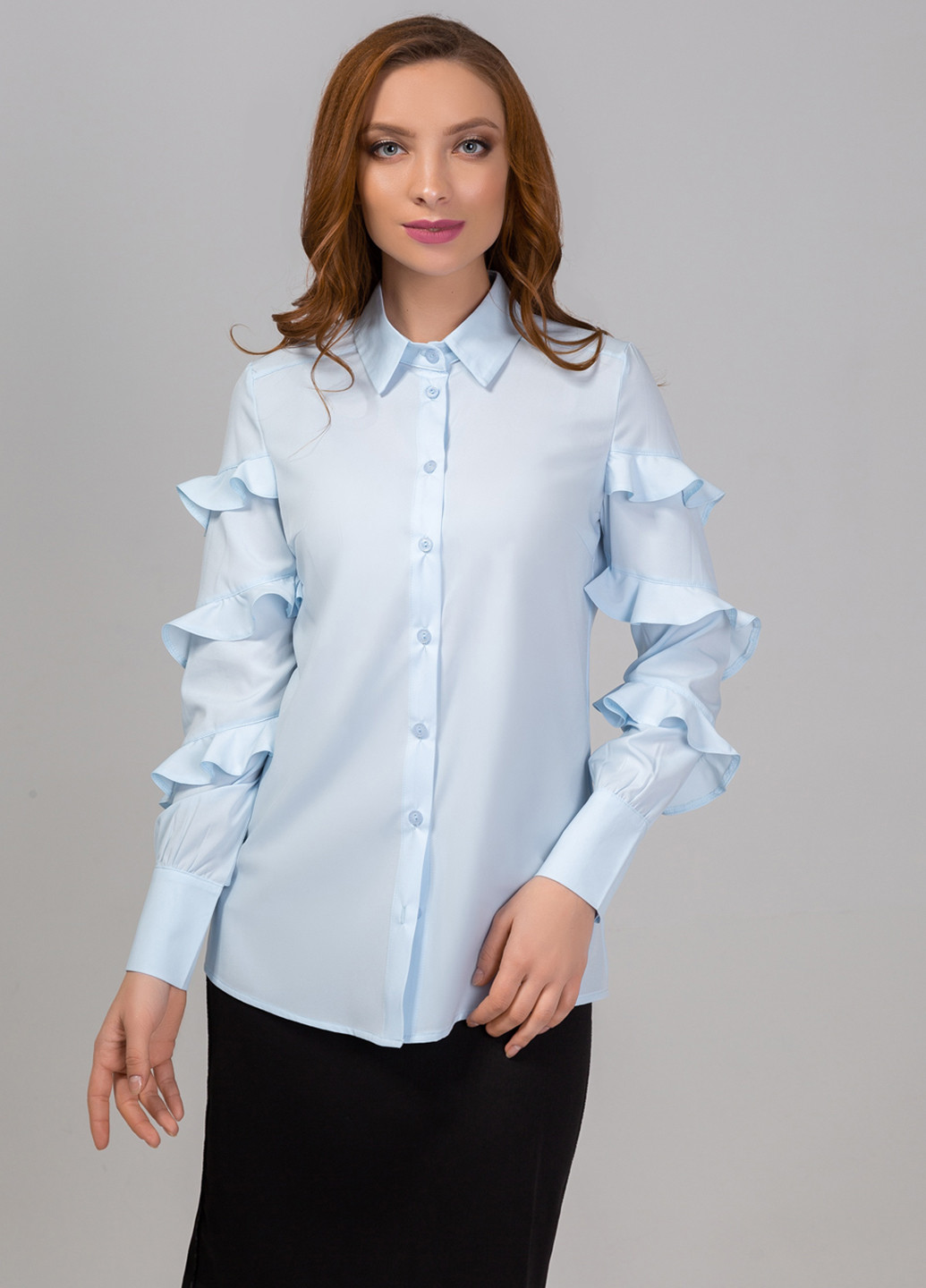 Светло-голубая блуза Azuri