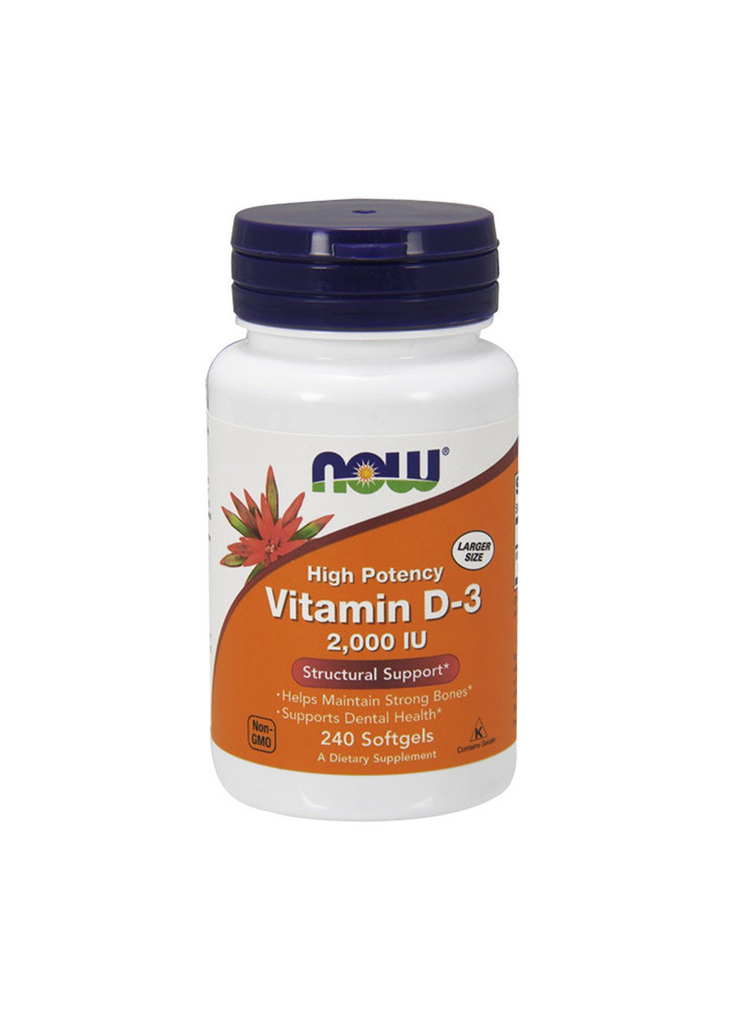 Вітамін Д Vitamin D 1000 IU 120 капсул Now Foods (255409829)