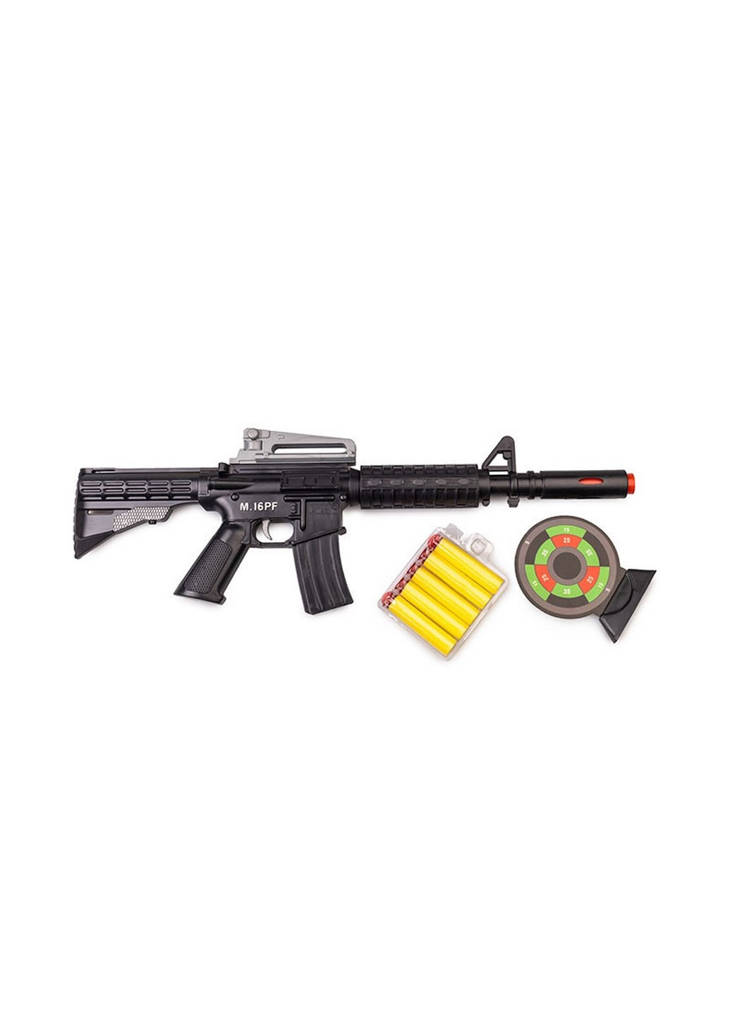Іграшковий автомат з м'якими кулями M16 PF 910GG (Чорний) Golden Gun (238104859)