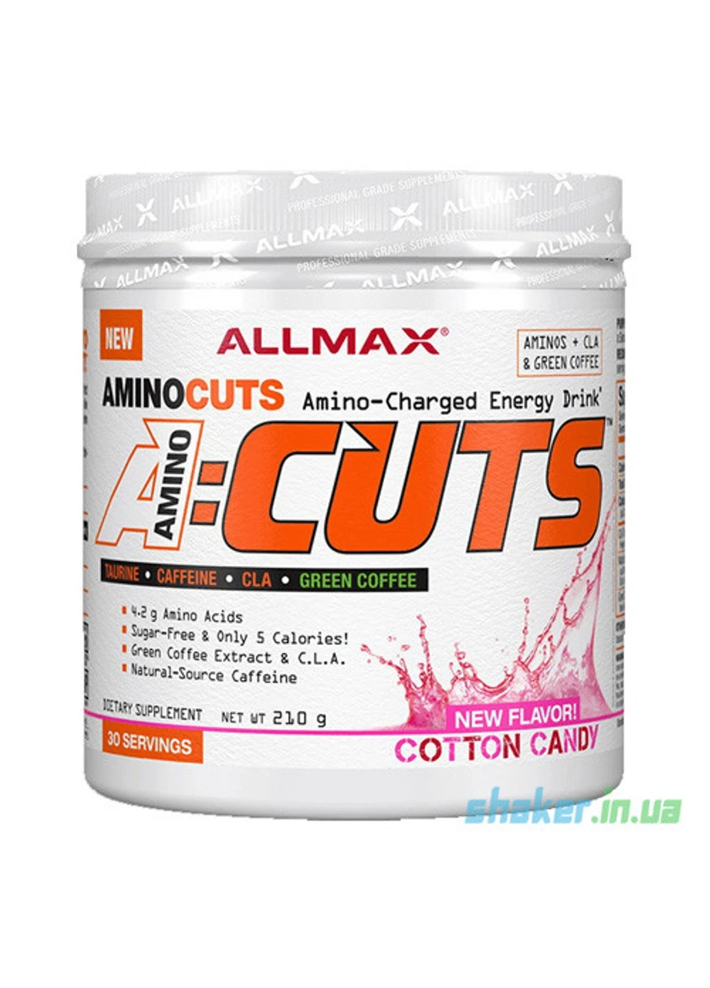 Комплекс аминокислот A:Cuts (252 г) алмакс blue raspberry ALLMAX Nutrition (255363093)