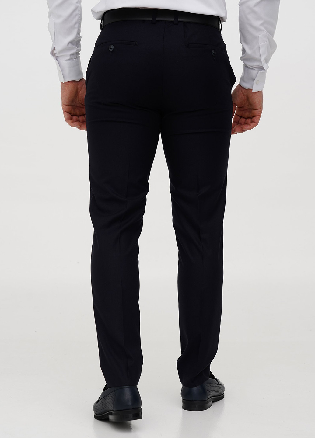 Темно-синій демісезонний костюм (піджак, штани) брючний Trend Collection