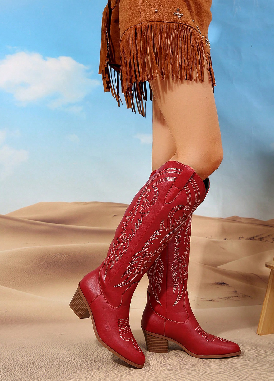 Осенние сапоги казаки SHEIN