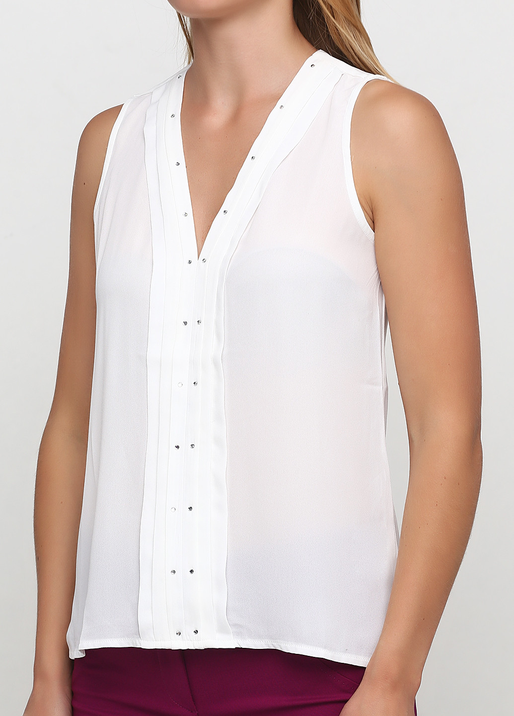 Белая летняя блуза Ashley Brooke