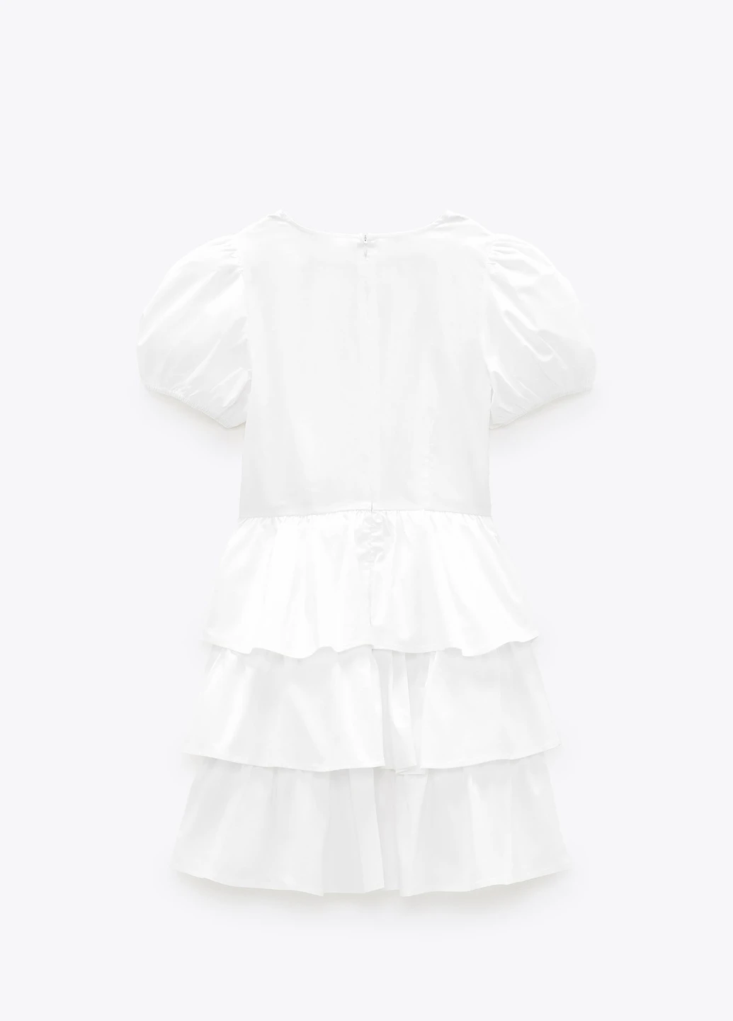 Білий кежуал плаття, сукня Zara однотонна