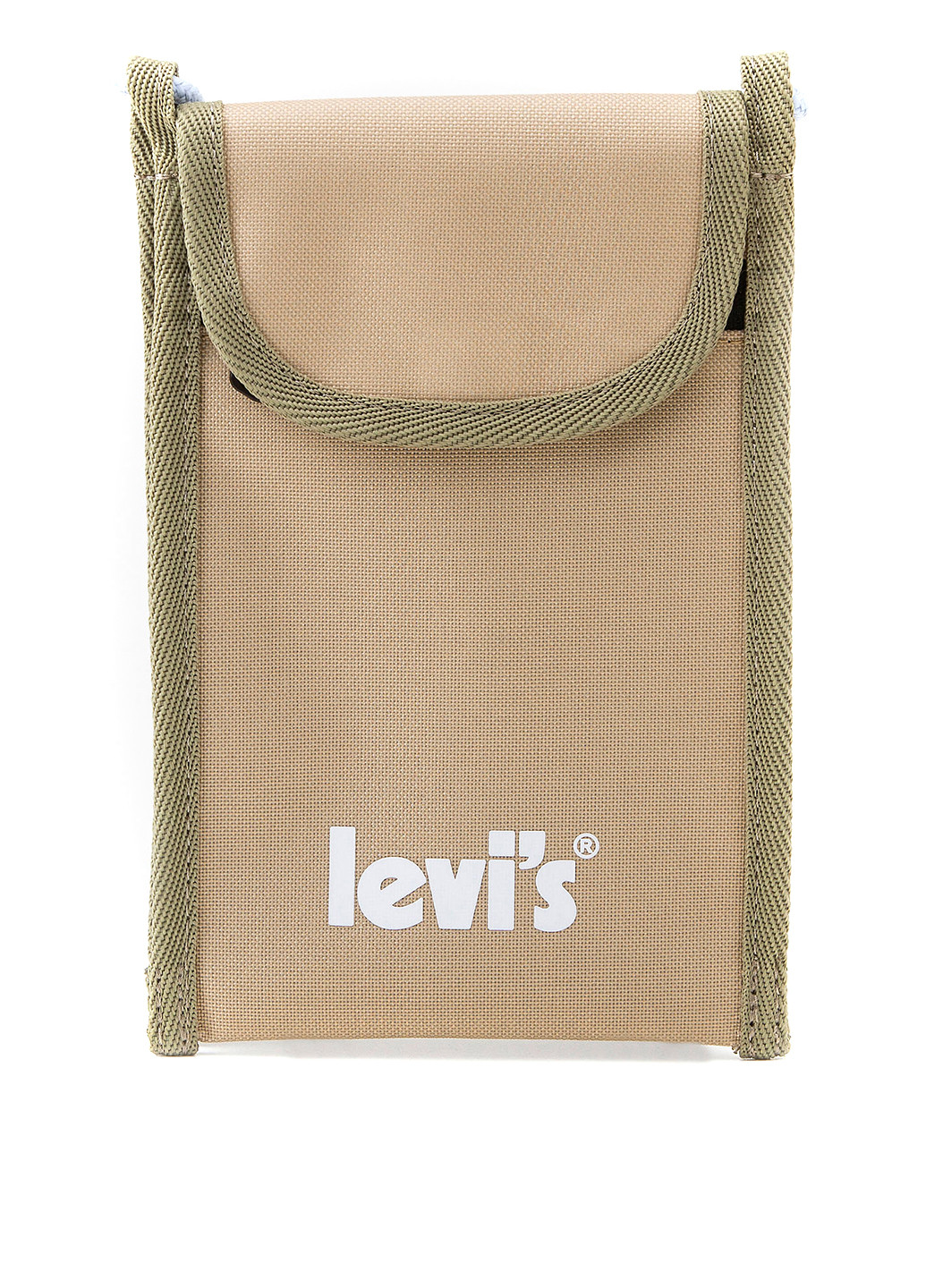 Сумка Levi's сумка-кошелёк логотип бежевая кэжуал