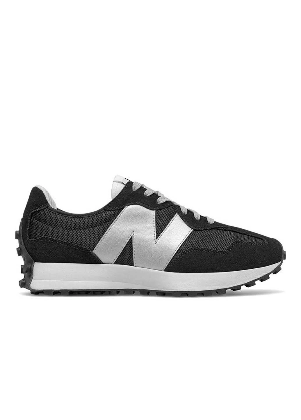 Черно-белые демисезонные кроссовки New Balance
