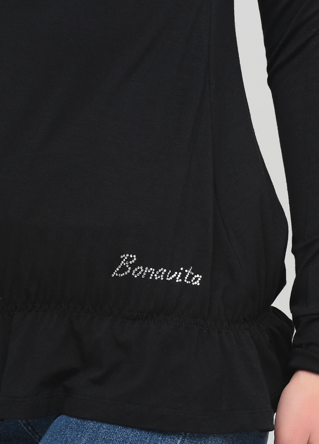Черная демисезонная блуза Bonavita