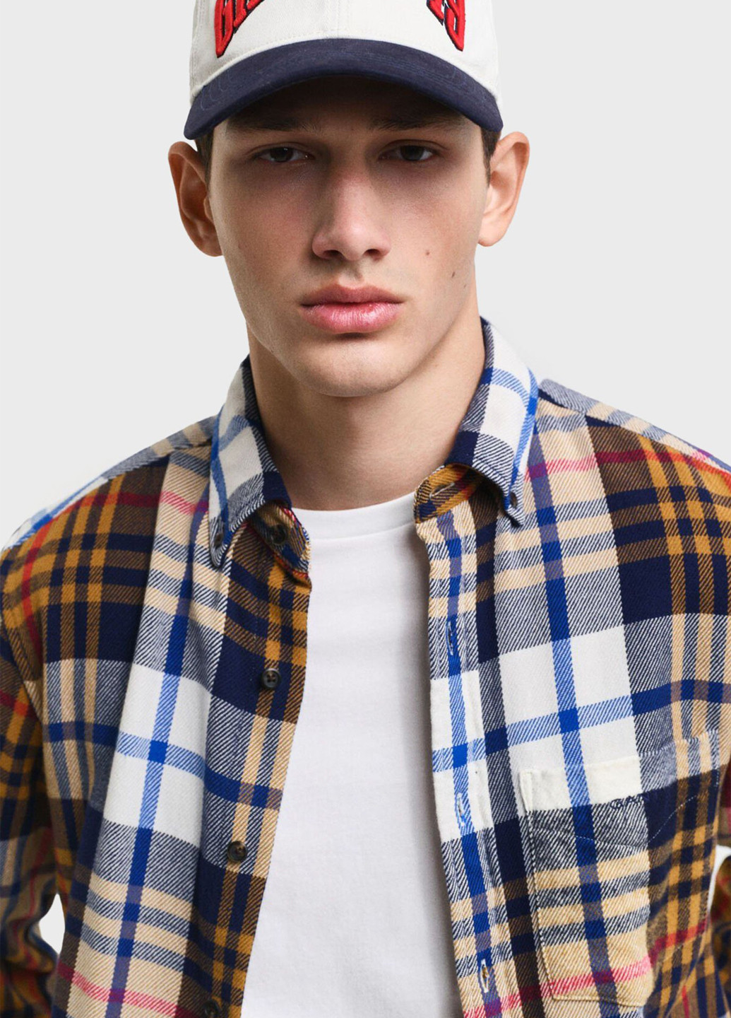 Цветная кэжуал рубашка в клетку Gant