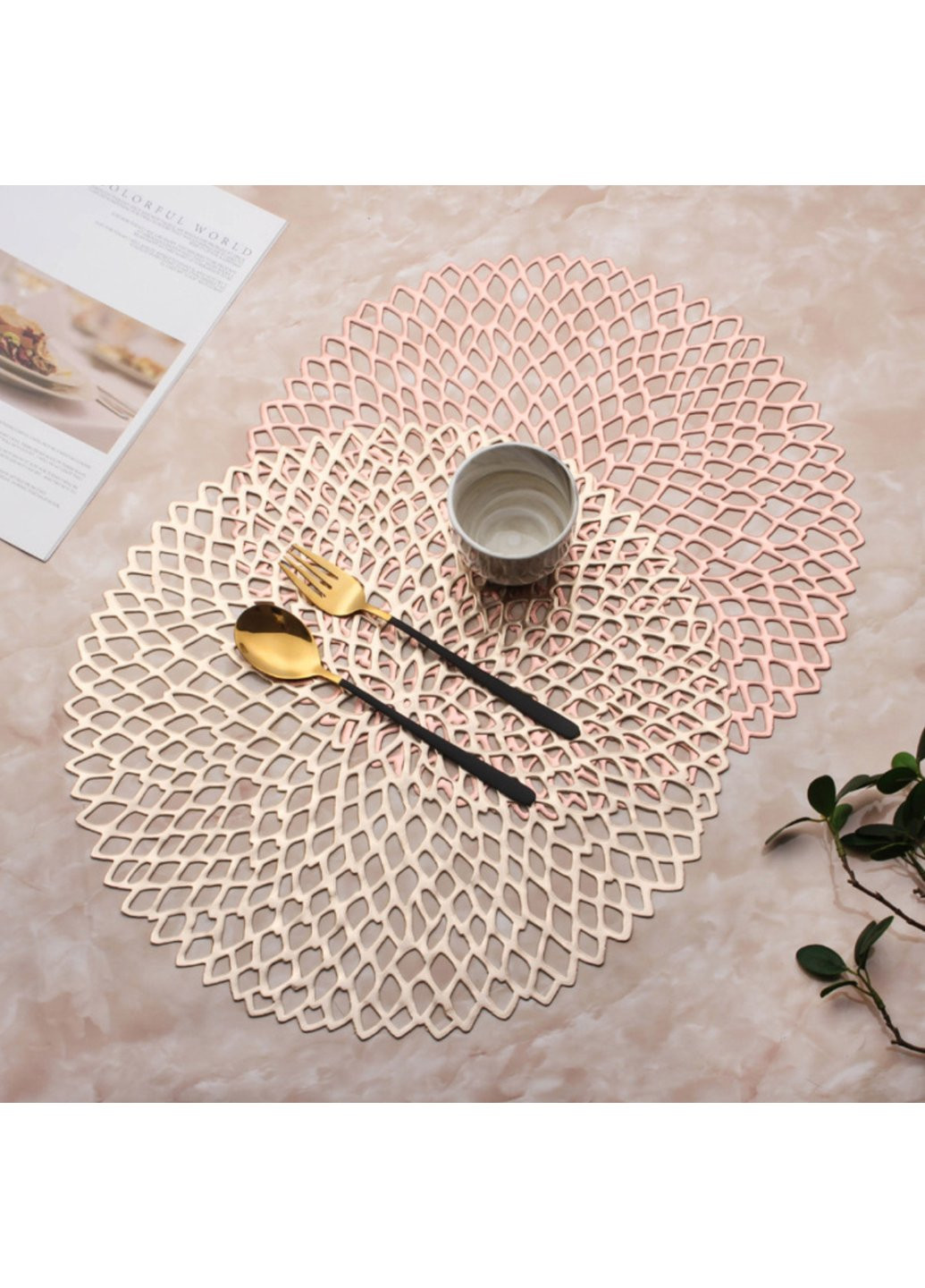 Серветка сервірувальна 5456 38 см бронзова Power (254441504)