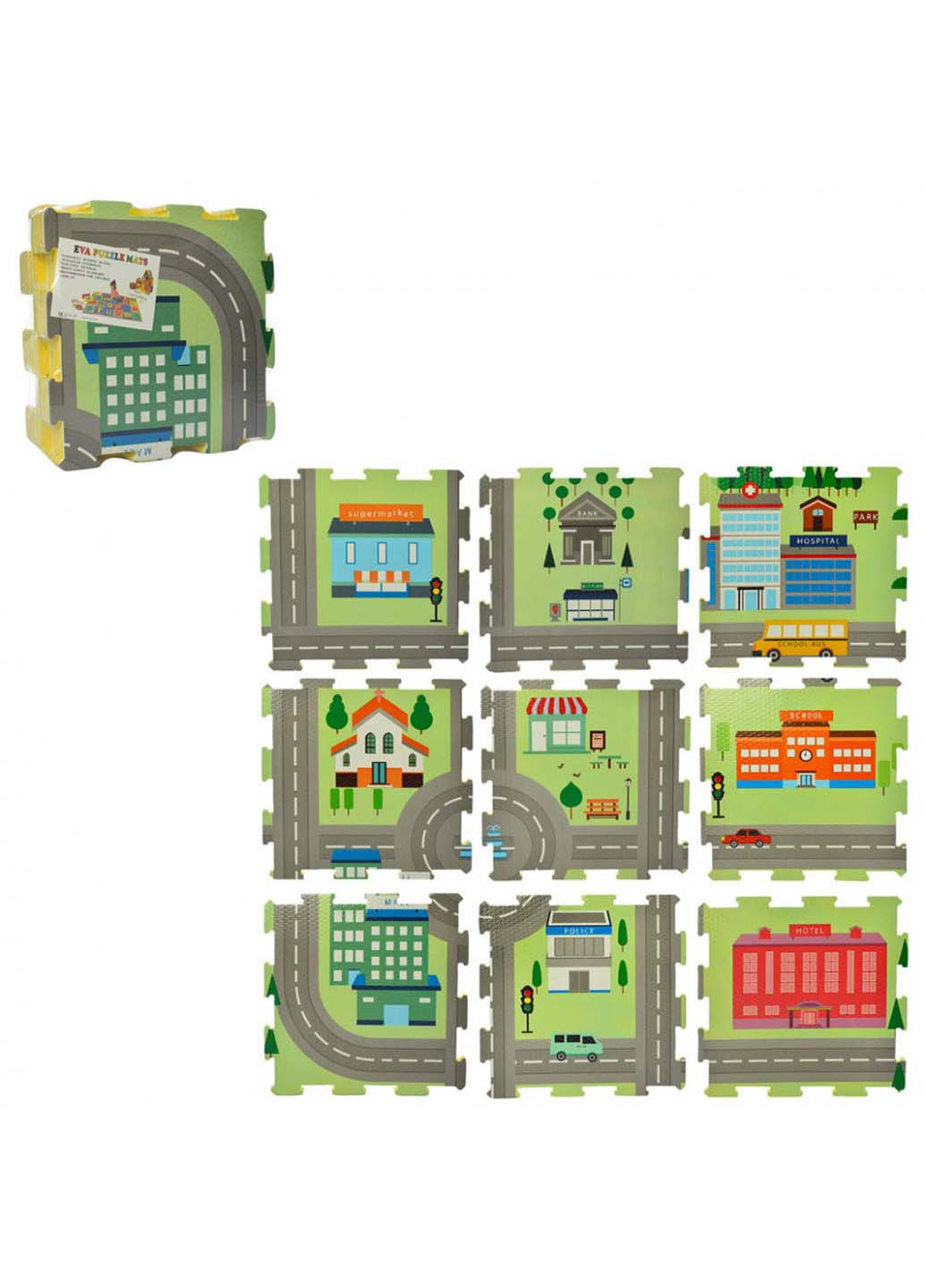 Килимок-мат EVA Місто Metr+ (254349976)