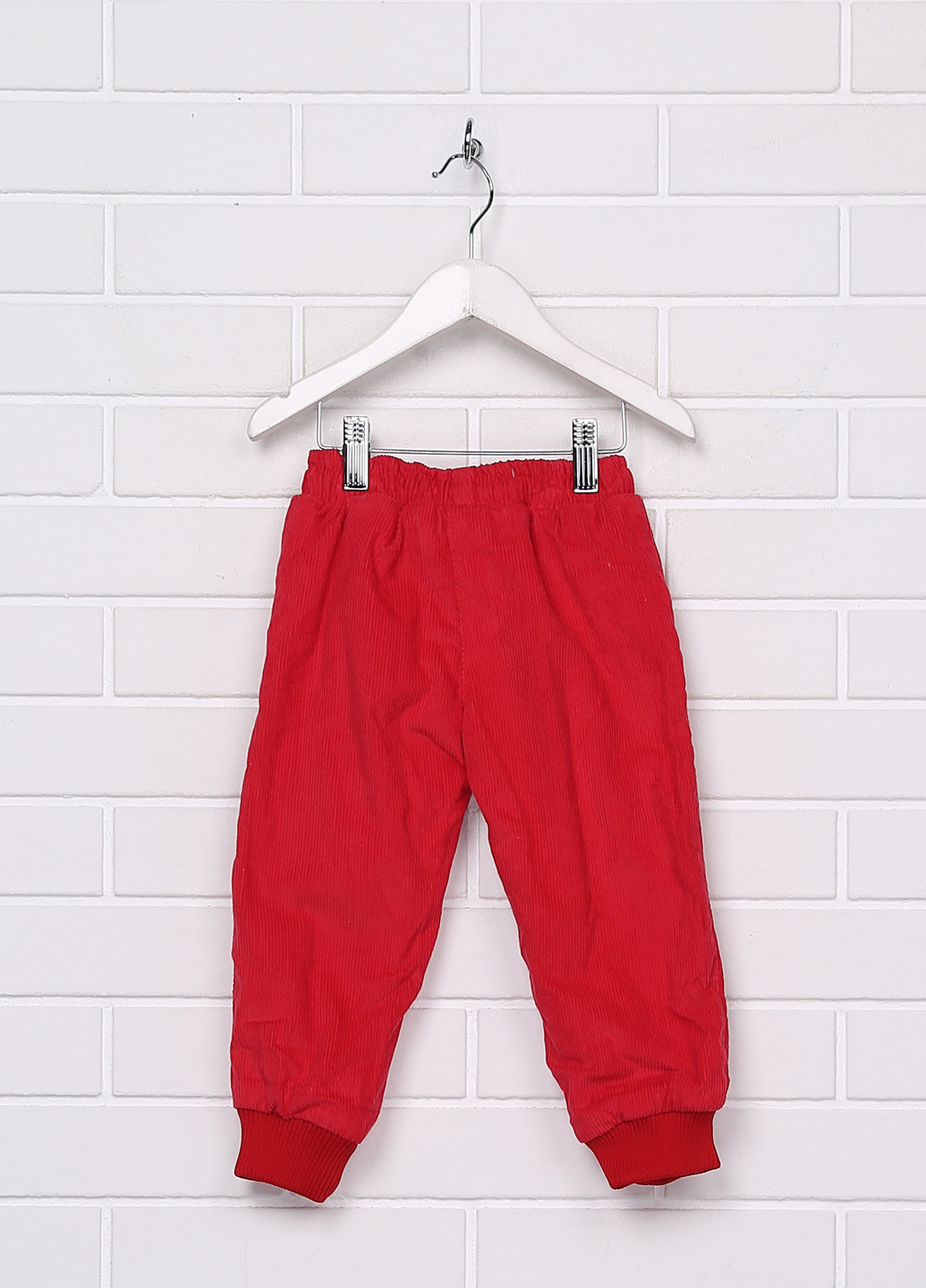 Красные спортивные зимние прямые брюки Aras