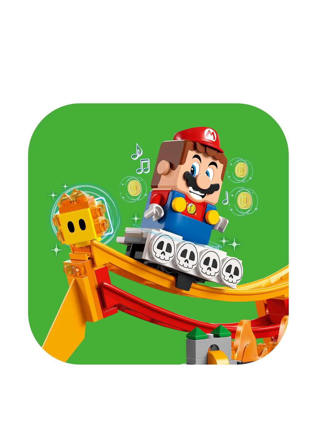 Конструктор Super Mario Поездка на скамью-волне (218 деталей) Lego (286212238)