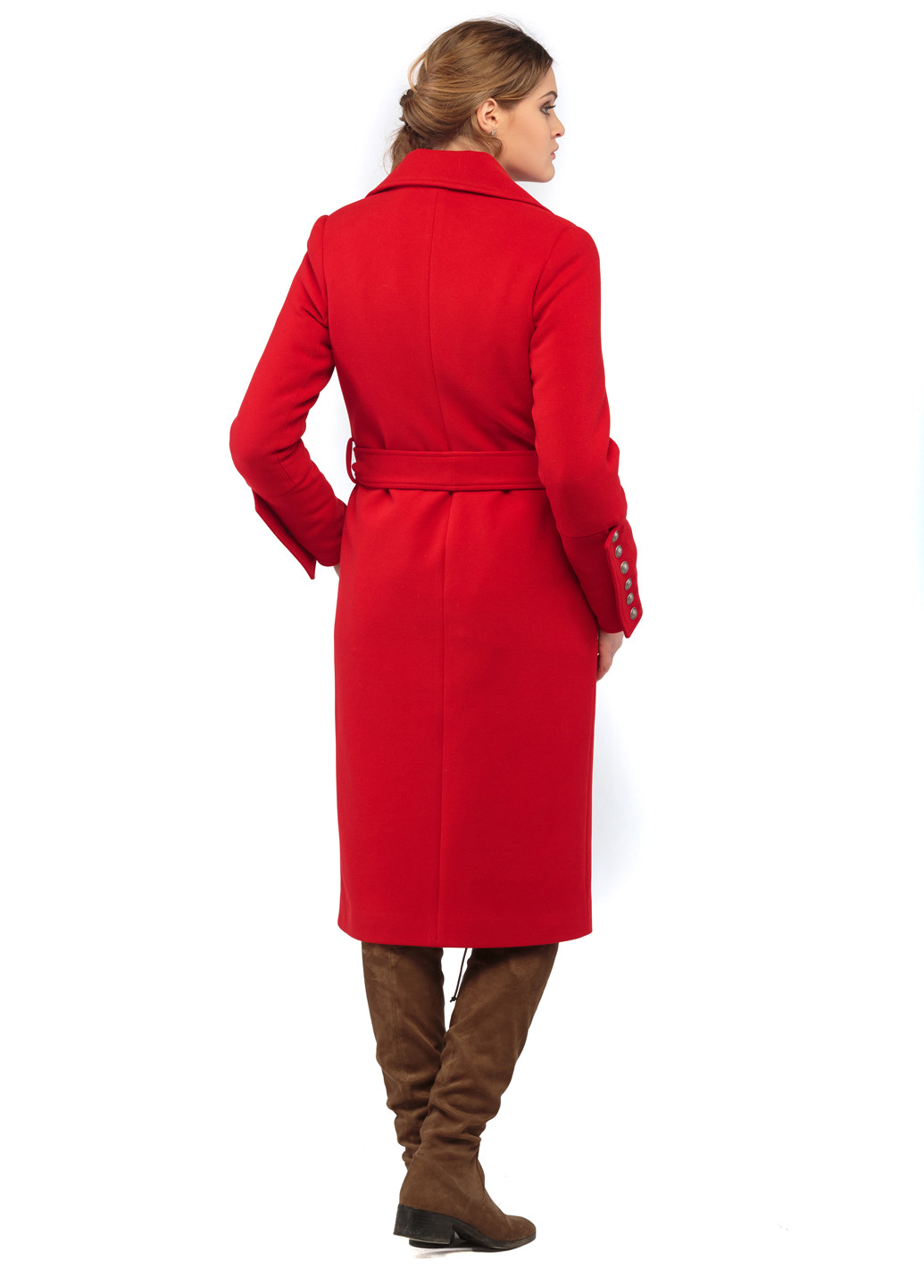 Красное демисезонное Пальто MN