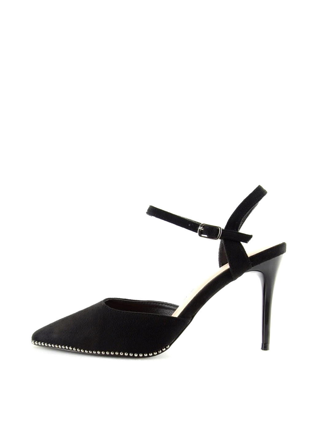 G2G Туфли слингбеки черный з искусственная замша, — лето (115738486)