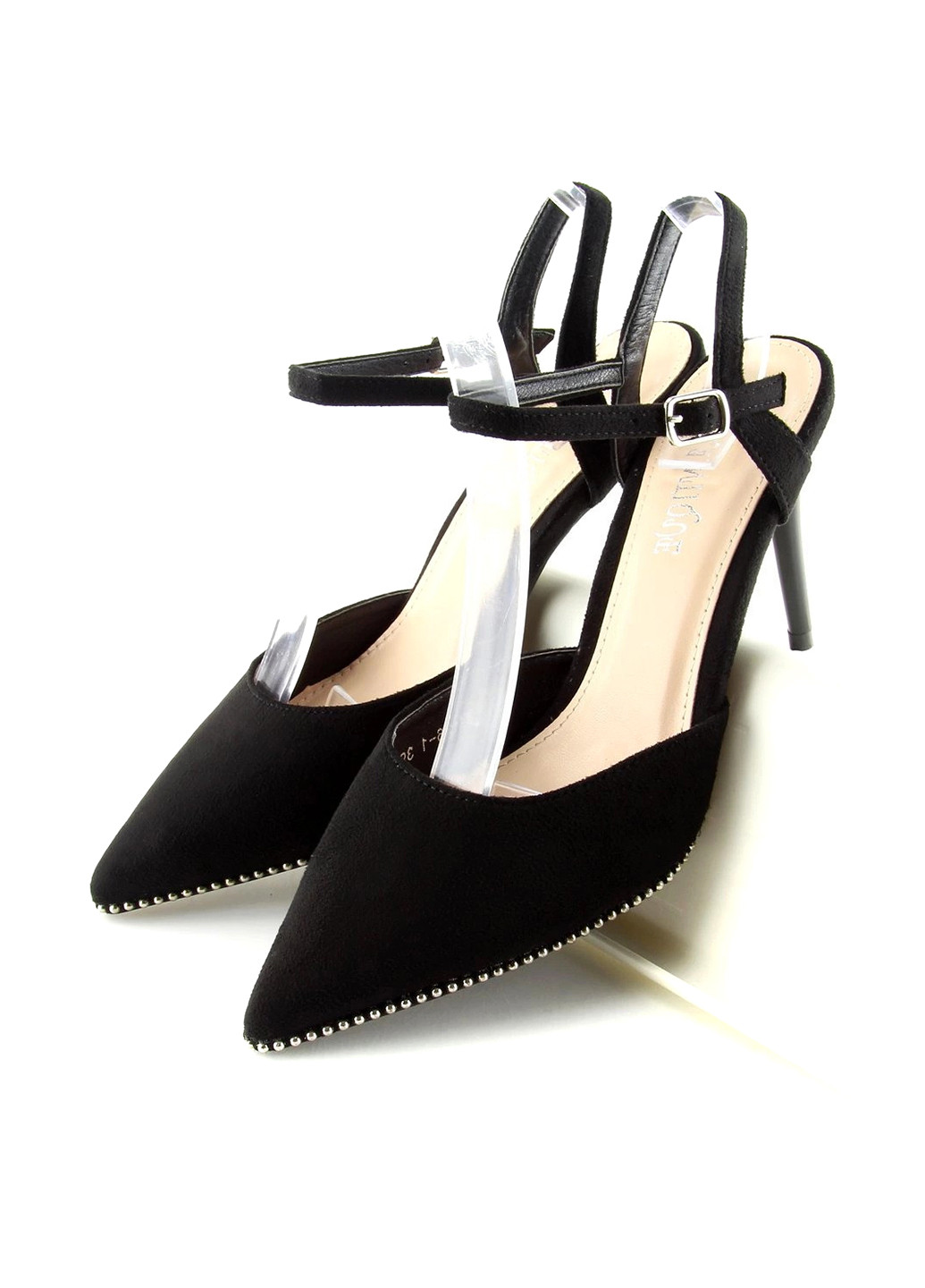 G2G Туфли слингбеки черный з искусственная замша, — лето (115738486)