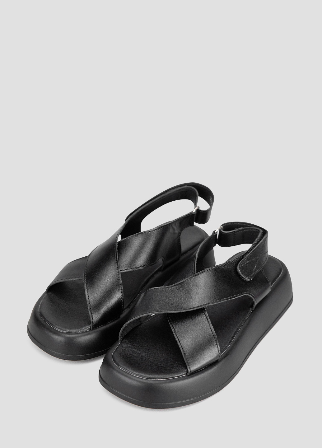 Черные босоножки Viscala на липучке