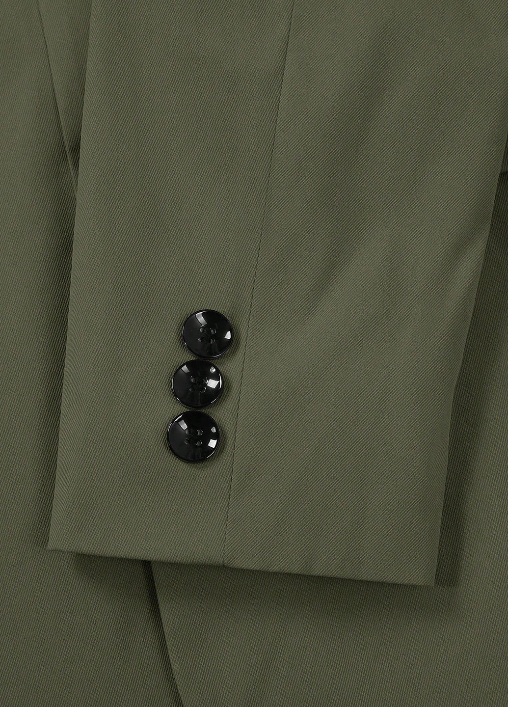 Оливковий (хакі) демісезонний костюм (піджак, штани) брючний SHEIN