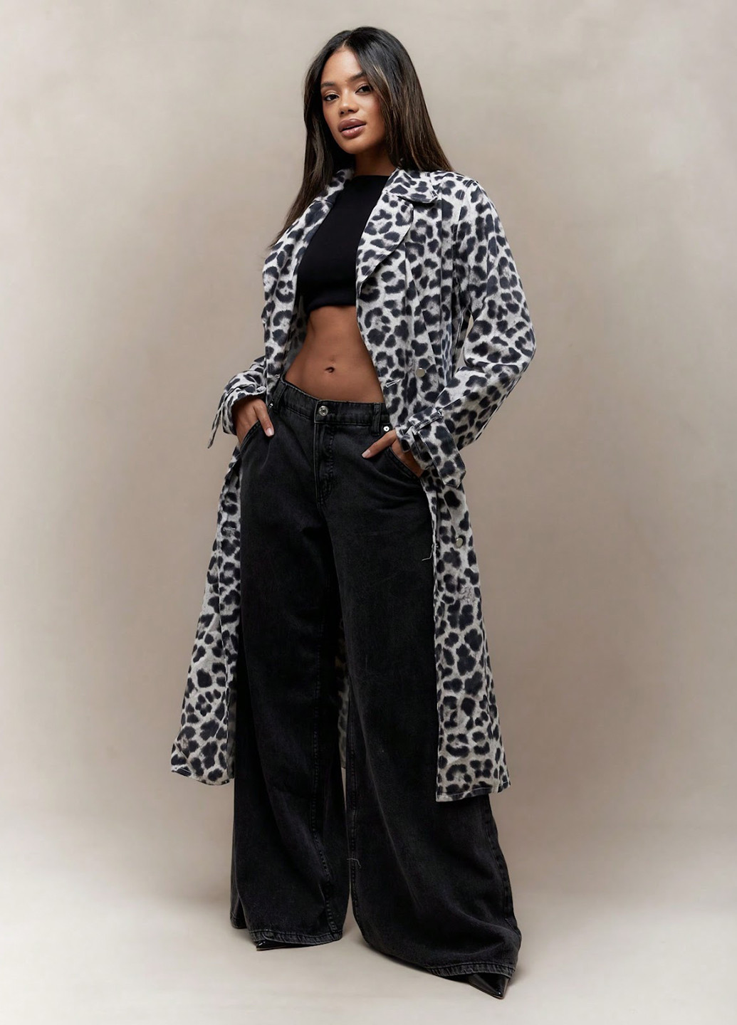 Плащ SHEIN на гудзиках демісезон (323262212)