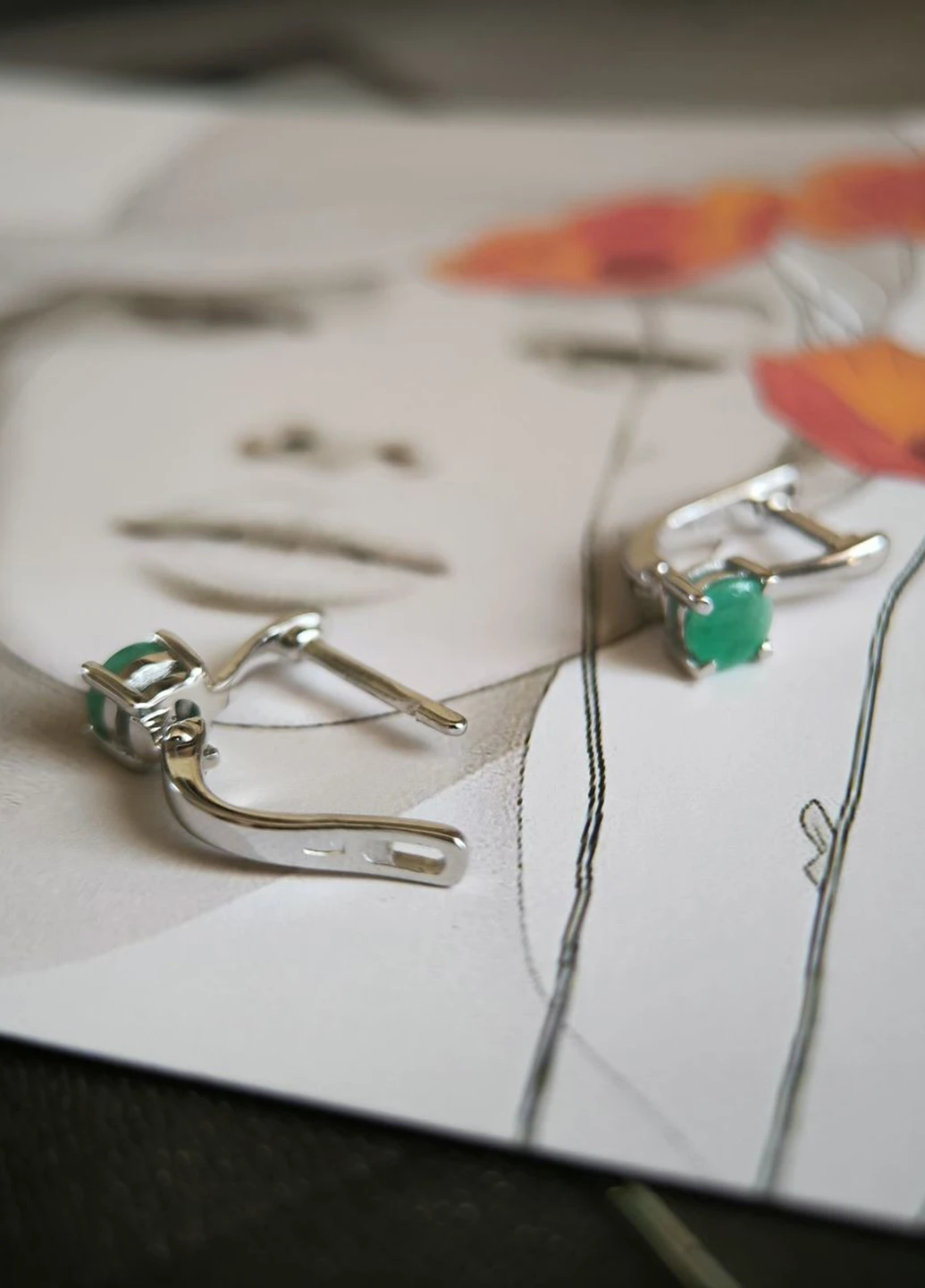 Сережки Silver Flame (329999906)