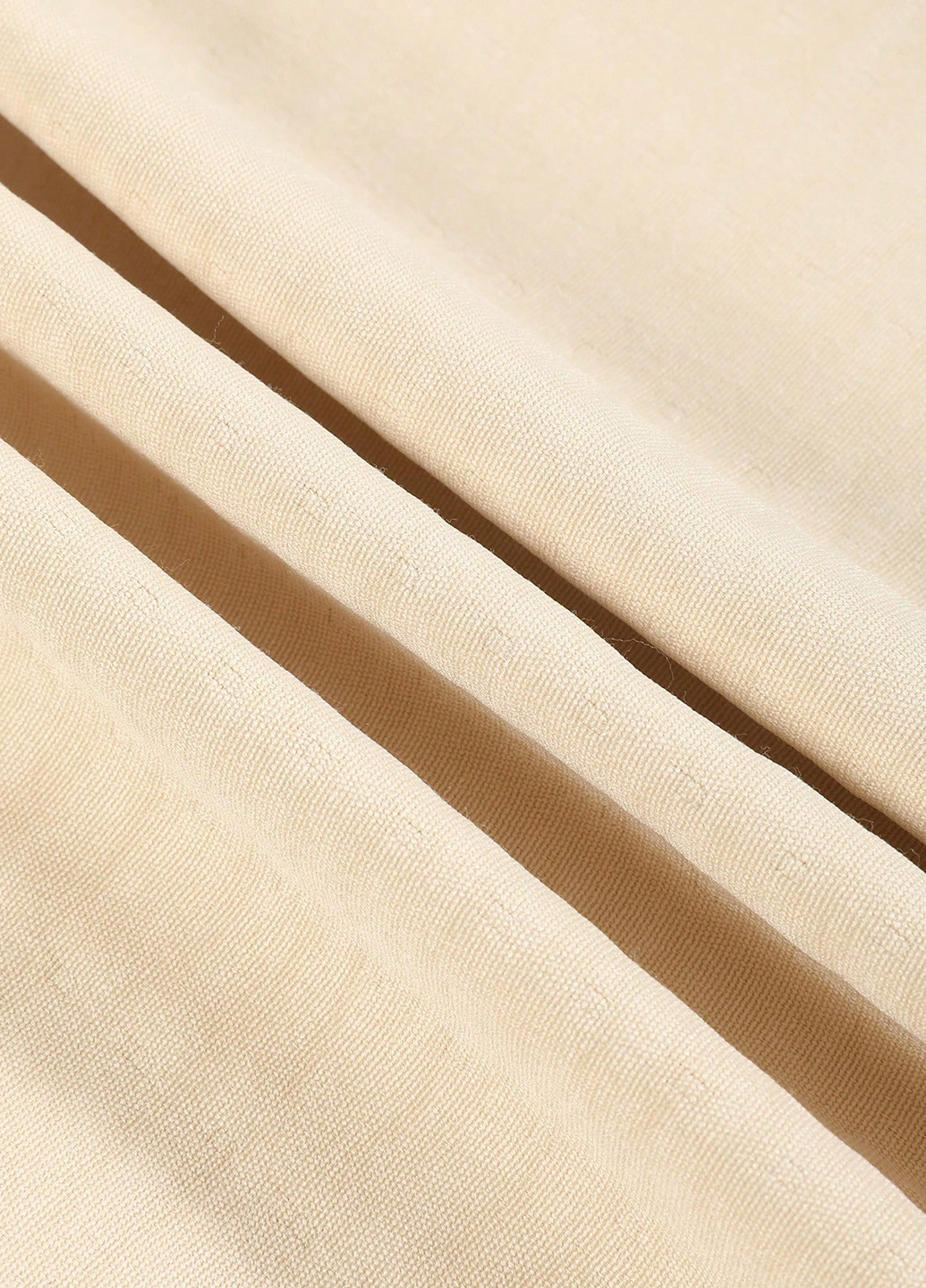 Светло-бежевая классическая, кэжуал рубашка однотонная SHEIN