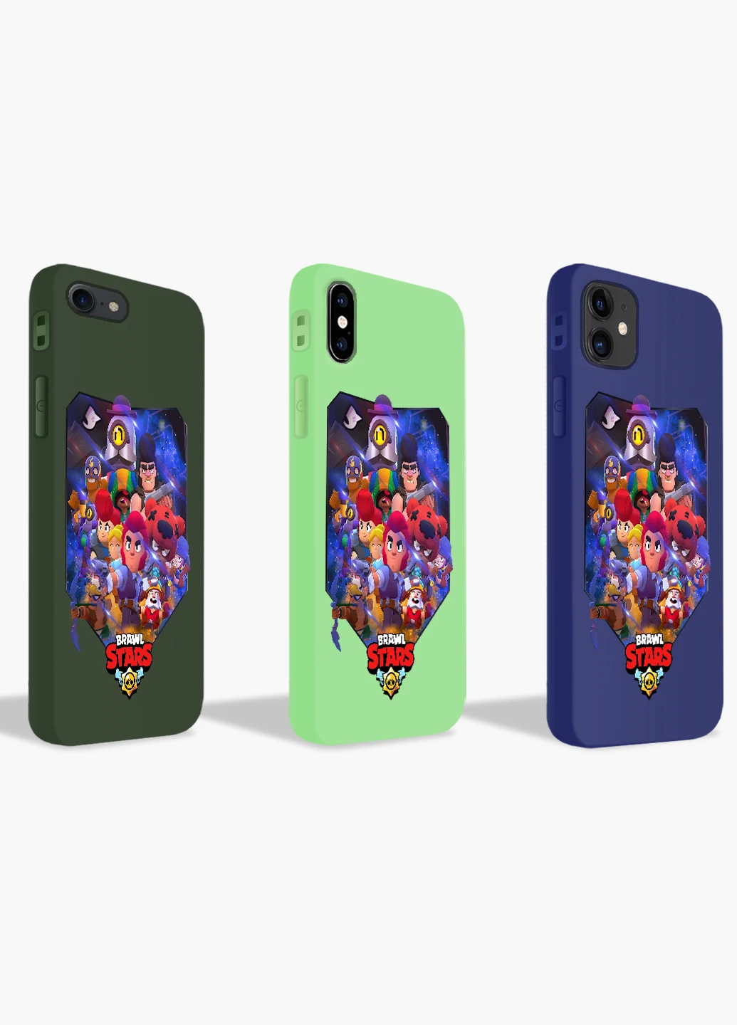 Чехол силиконовый Apple Iphone 8 Бравл Старс (Brawl Stars) (6151-1003) MobiPrint (219284146)