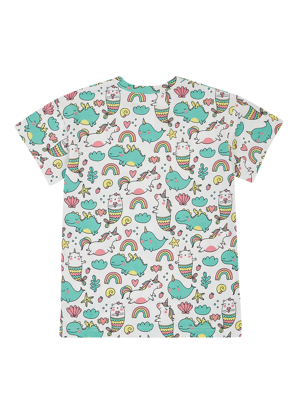 Комбінована літня футболка Garnamama