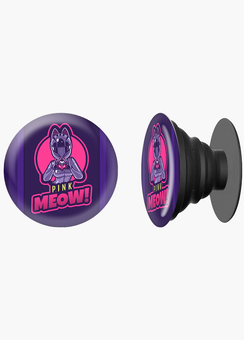 Попсокет (Popsockets) тримач для смартфону Фортнайт (Fortnite) (8754-1191) Чорний MobiPrint (216748544)