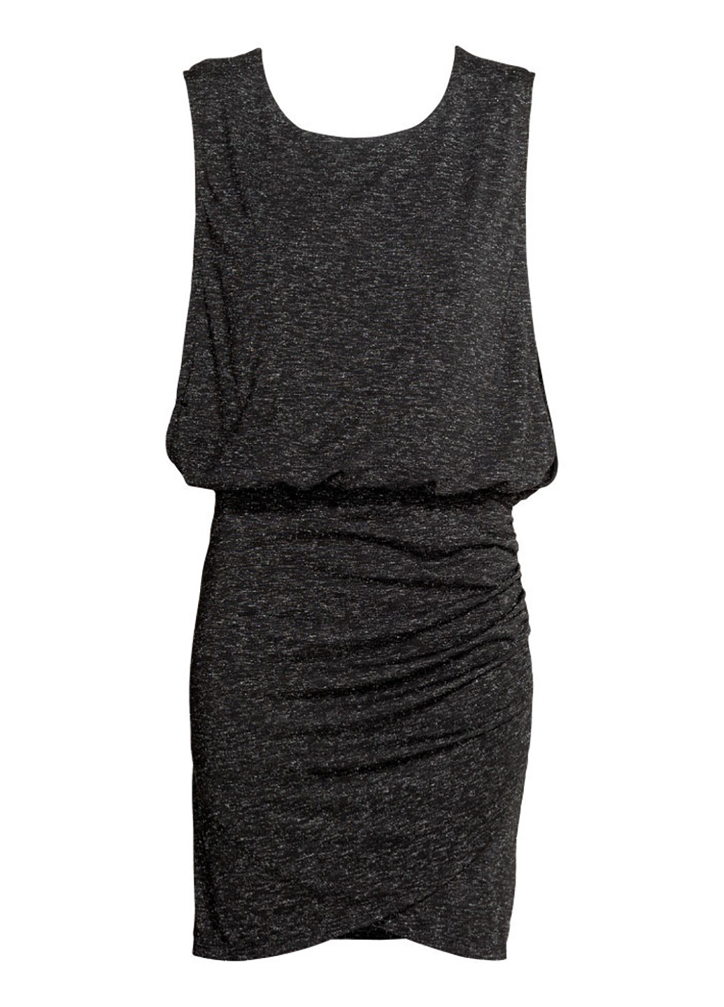 Темно-серое кэжуал платье для кормящих H&M меланжевое